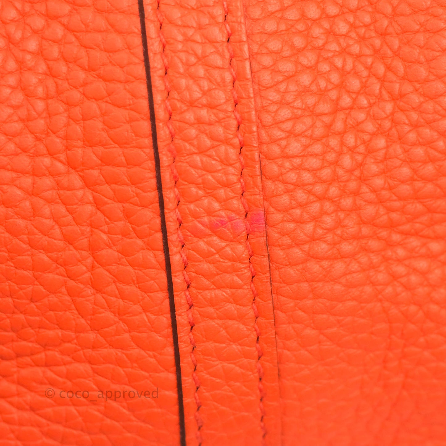 Hermès Picotin 22 Orange Clemence Palladium Hardware