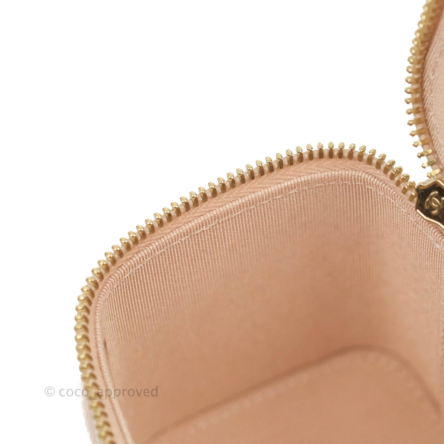 Chanel Mini Vanity With Chain Rose Clair Pink Caviar Gold Hardware