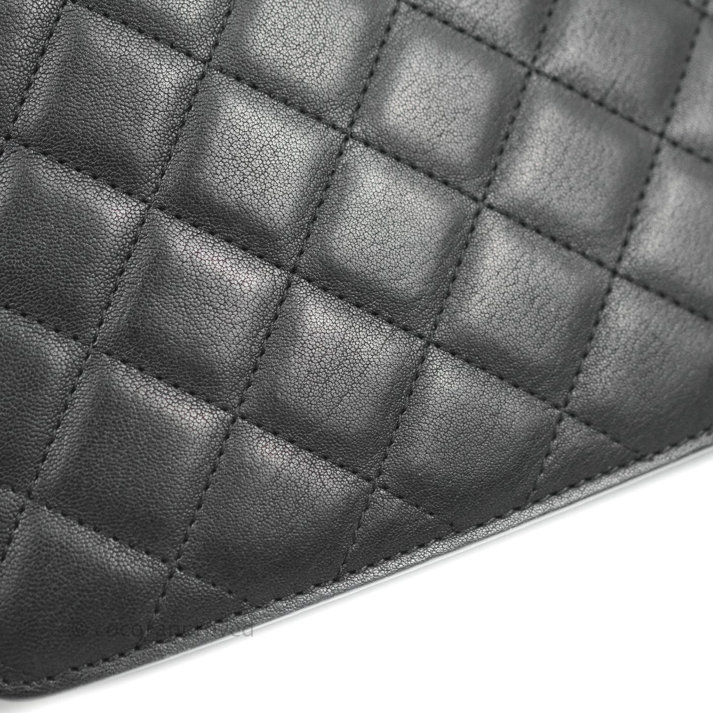 Chanel Quilted Mini Urban Companion Flap Black Calfskin Silver Hardware