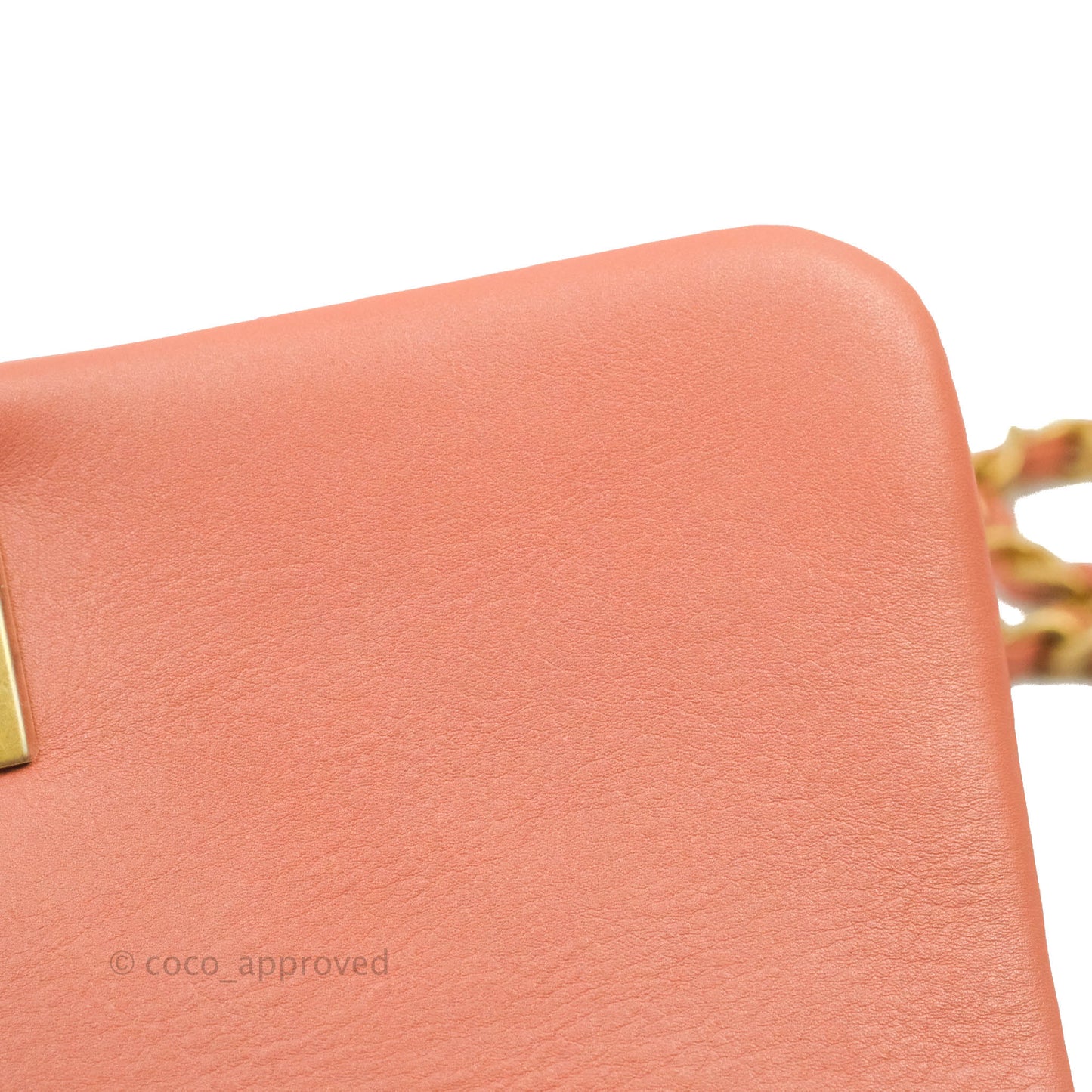 Chanel Mini Flap Bag With Top Handle Pink Lambskin Gold Hardware 20C