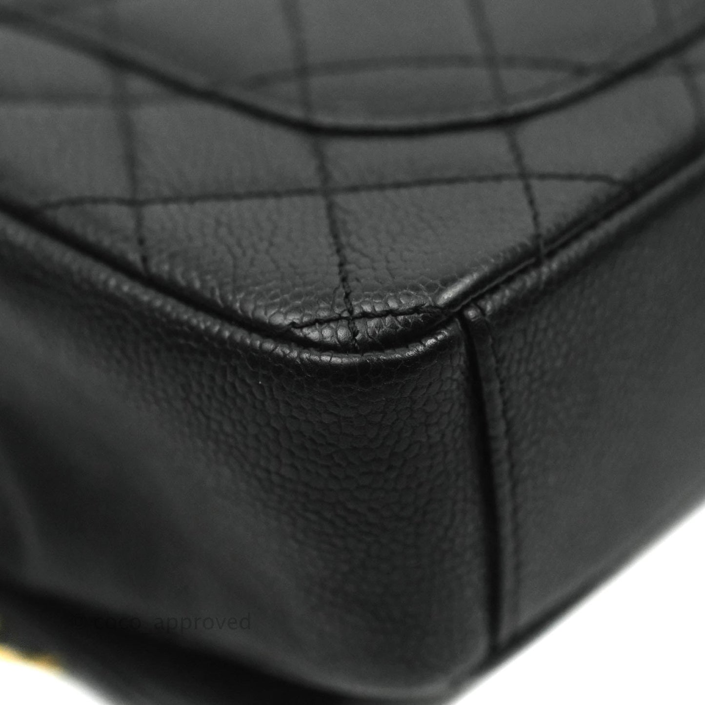 Chanel Quilted Small CC Filigree Flap Black Caviar