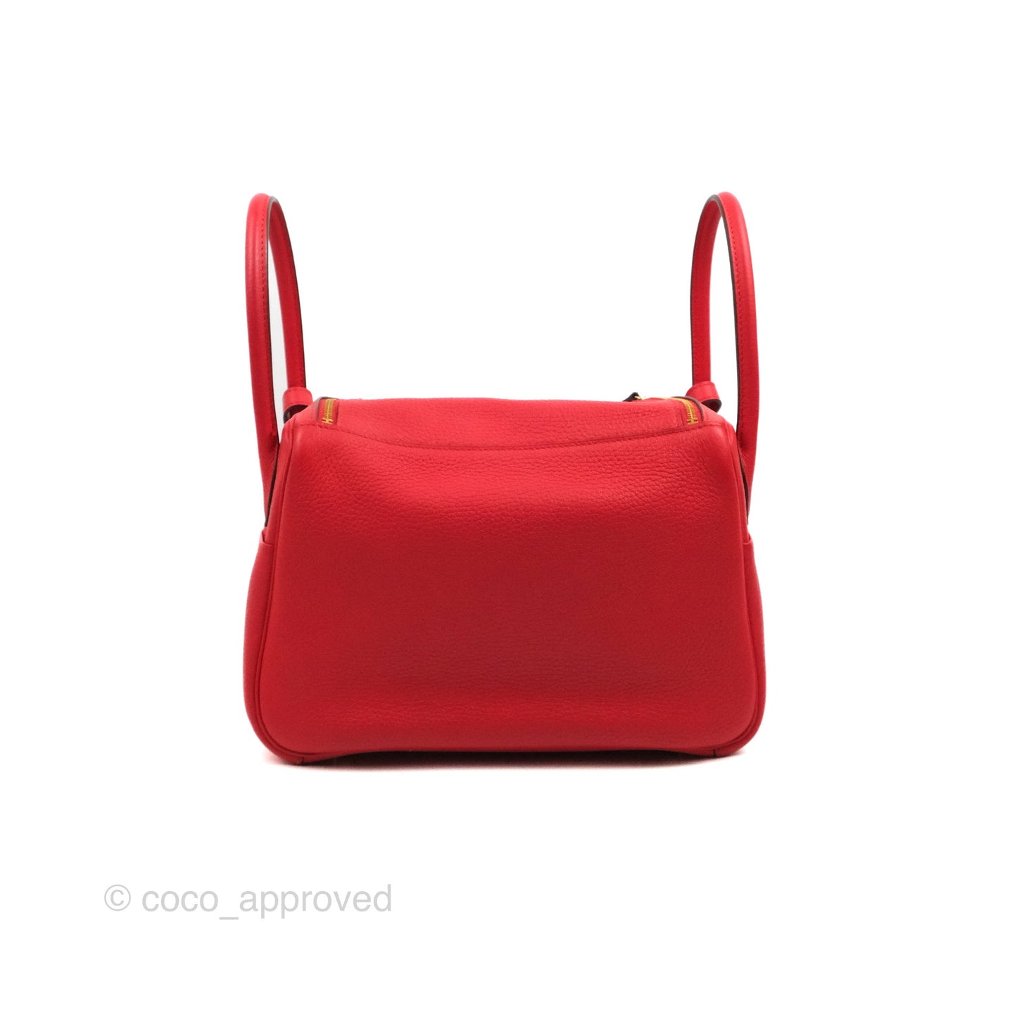 Hermès Lindy 26 Rouge de Coeur Clemence Gold Hardware
