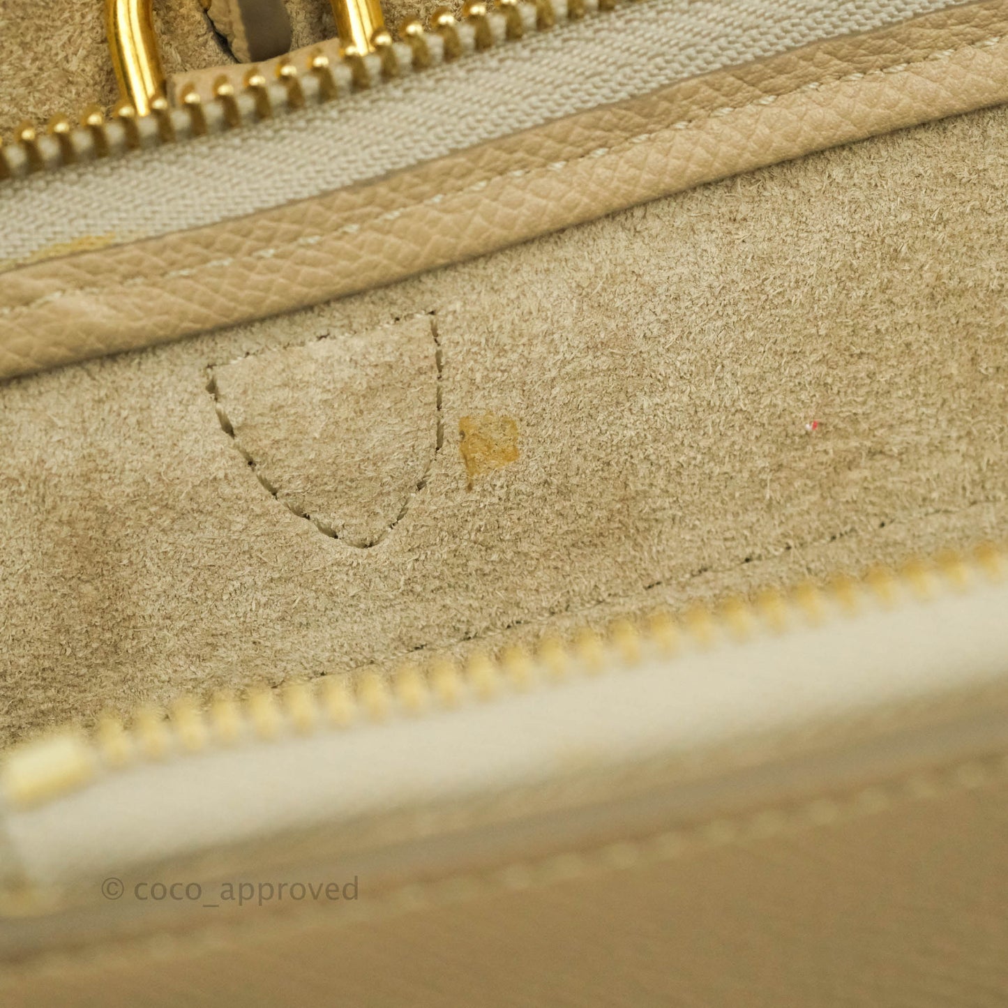 Celine Micro Belt Bag Light Taupe Grained Calfskin Gold Hardware