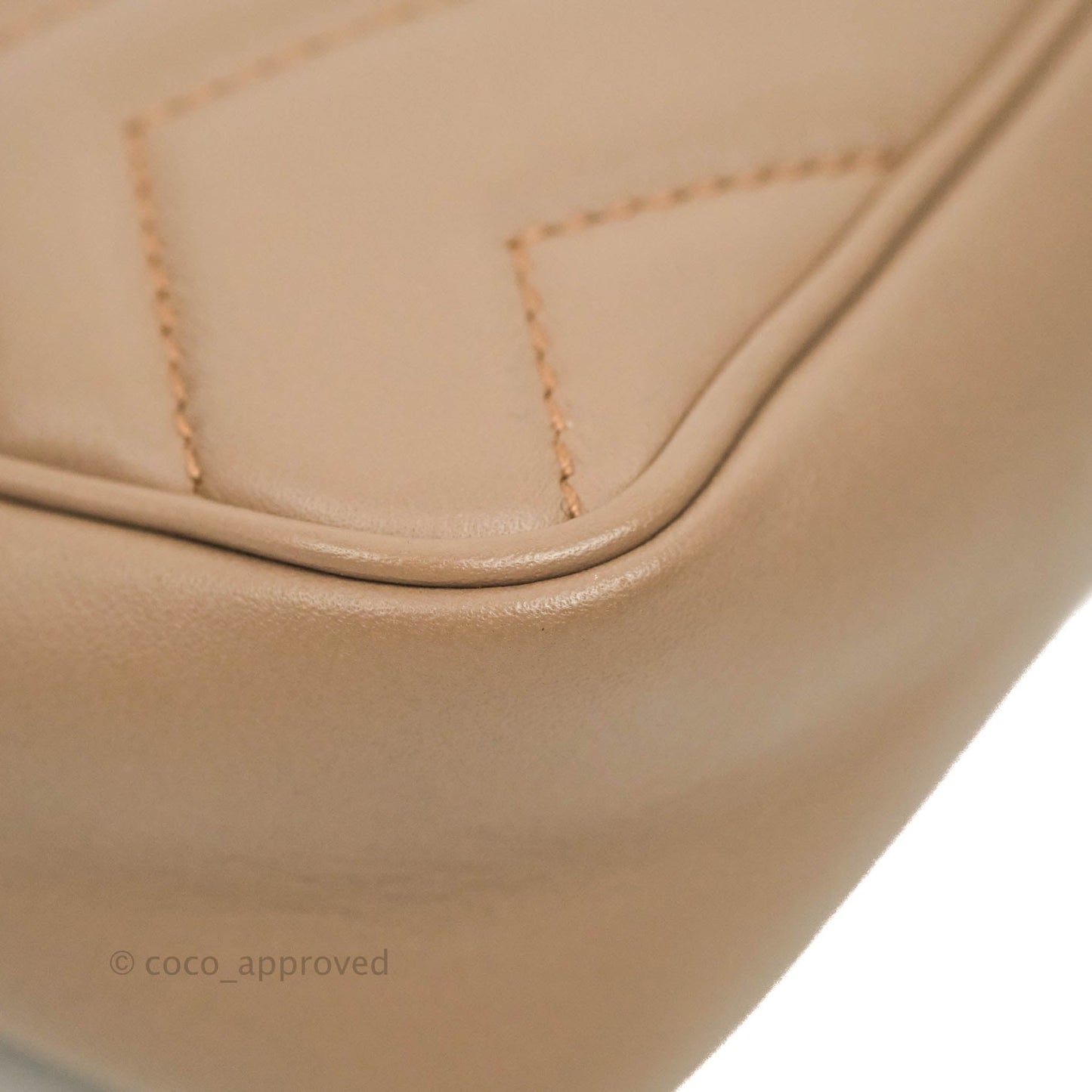 Gucci GG Marmont Matelassé Leather Super Mini Bag Dusty Pink