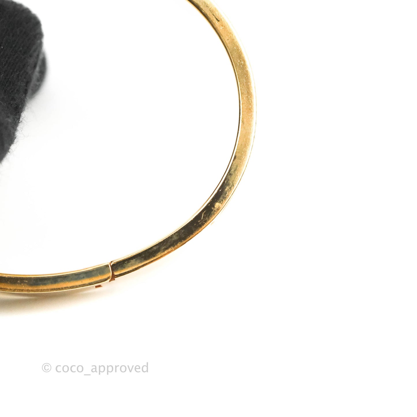 Hermès Clic H Bracelet Black Rose Gold PM