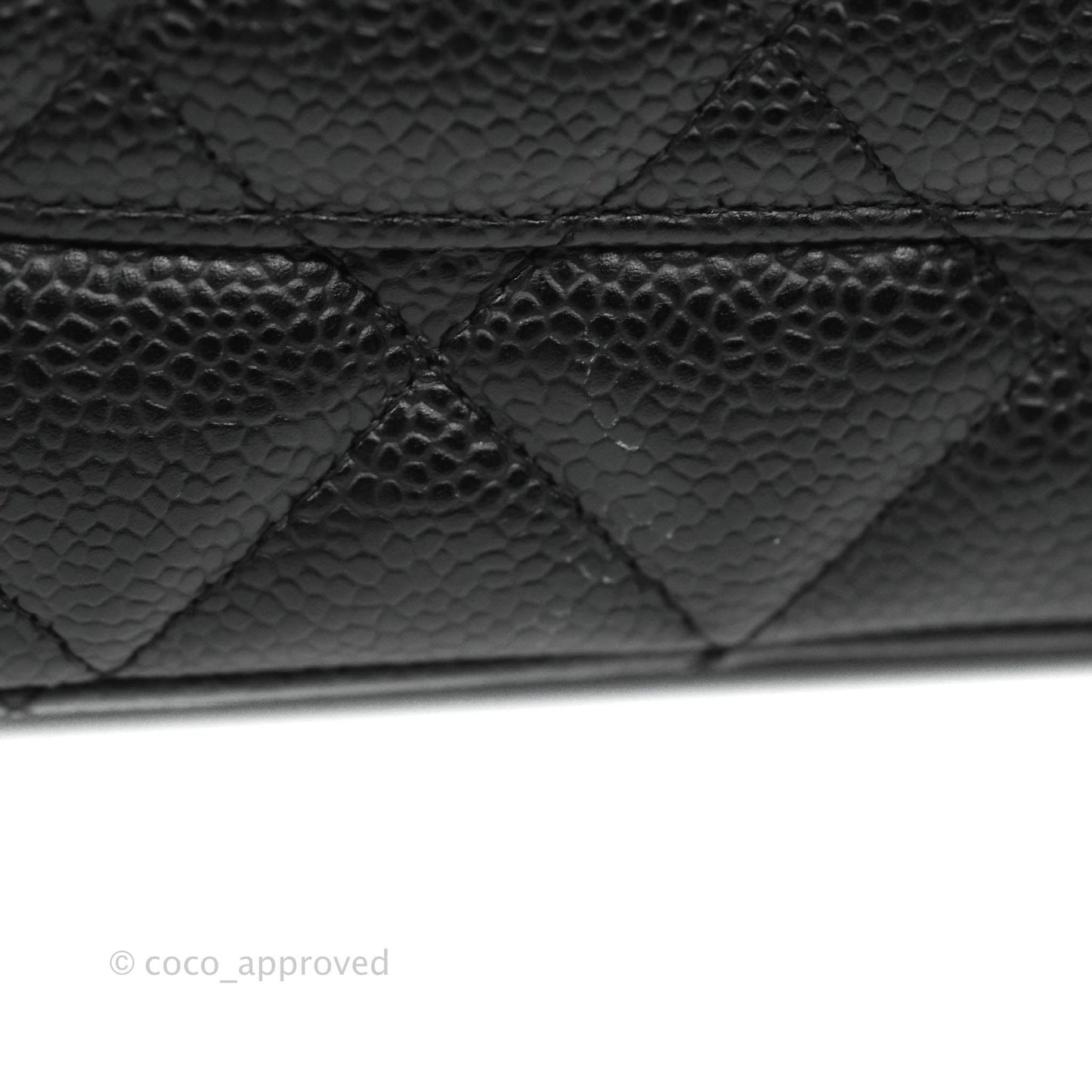 Chanel Jumbo Single Flap Black Caviar Silver Hardware⁣⁣