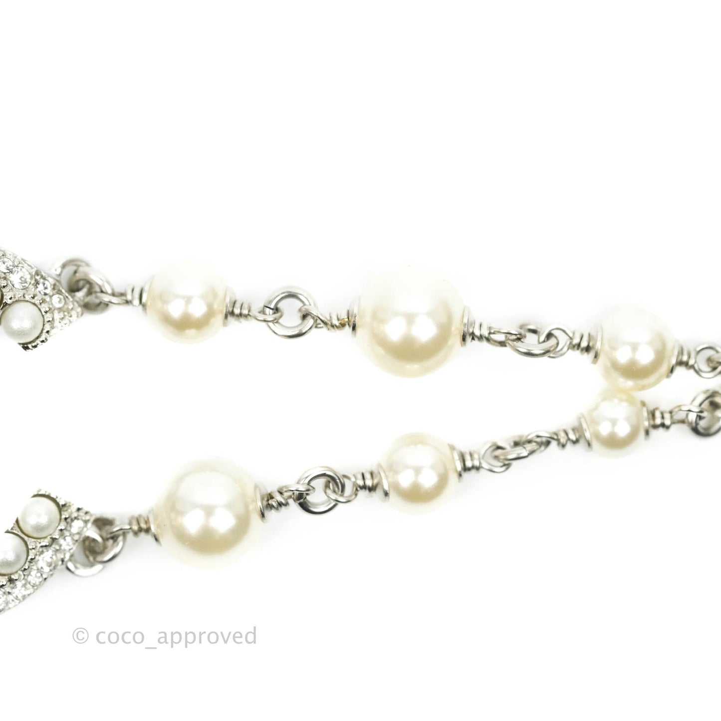 Chanel CC Pearl Crystal Bracelet 19K