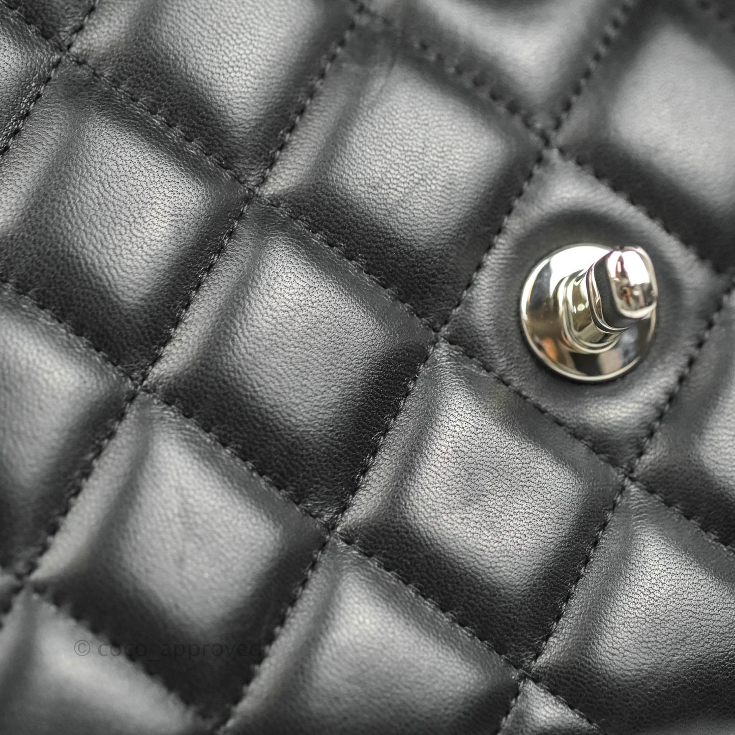 Chanel Jumbo Double Flap Black Lambskin Silver Hardware⁣⁣