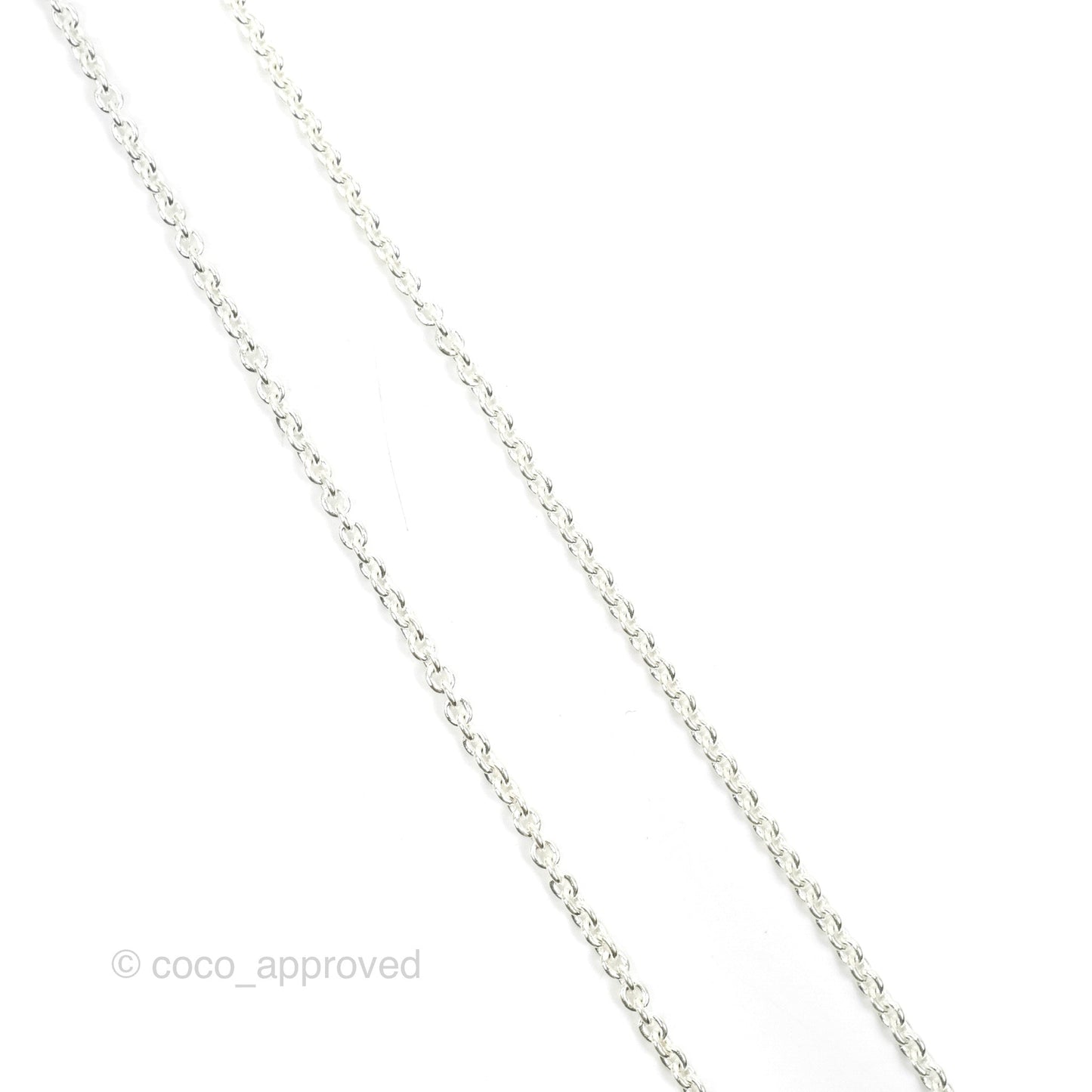 Hermes Chaine d'ancre Pendant Necklace Silver 925