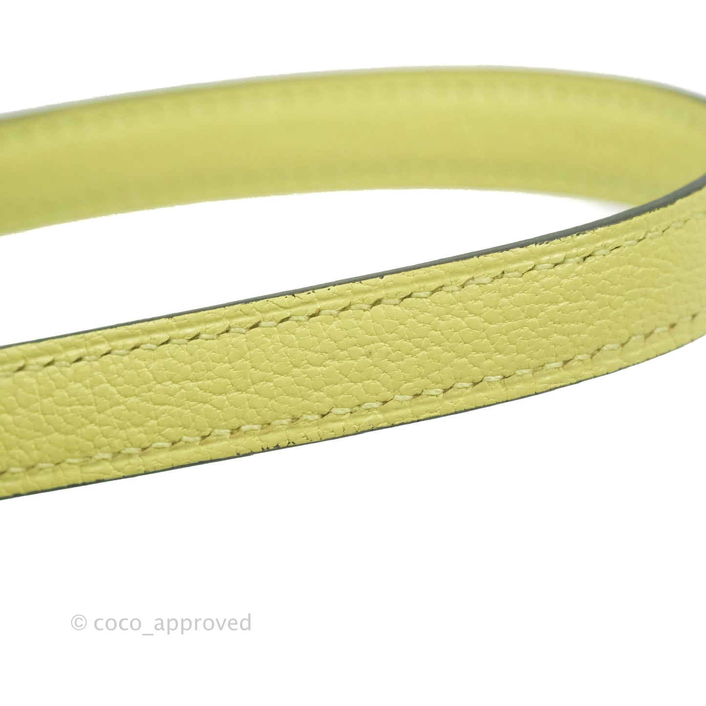 Hermès Constance Mini 18cm R9 Jaune Bourgeon Chevre Mysore Palladium Hardware