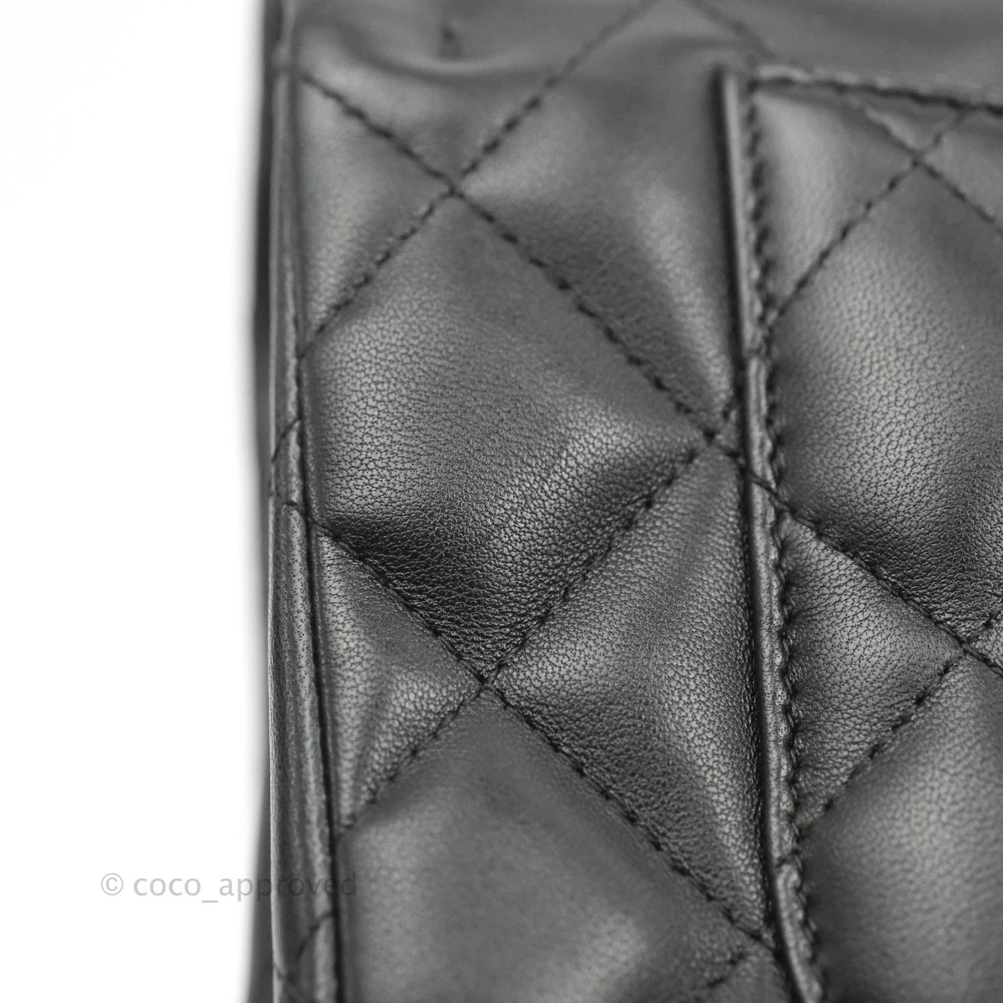 Chanel Jumbo Double Flap Black Lambskin Gold Hardware