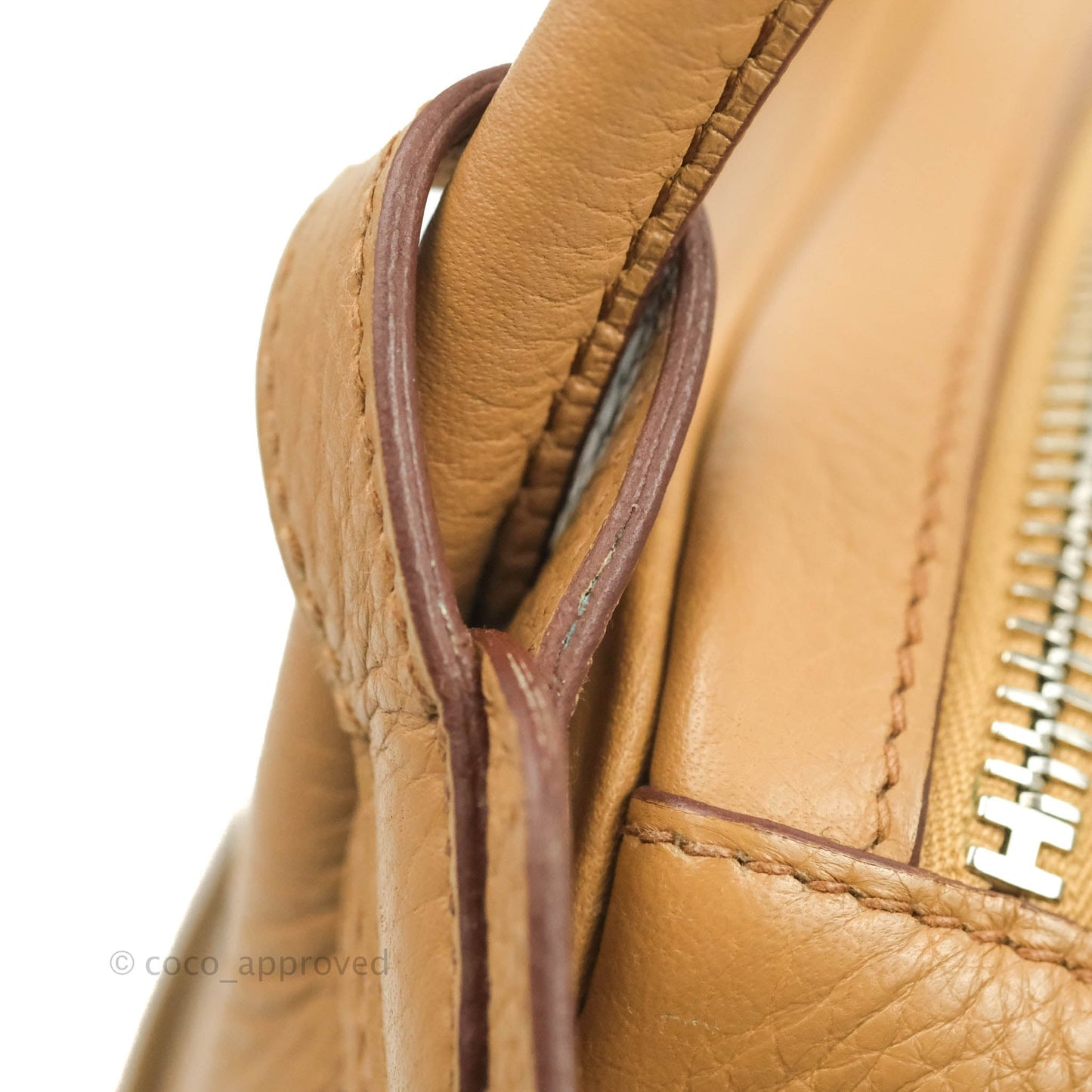 Hermès Lindy 30 Tabac Camel TC Palladium Hardware