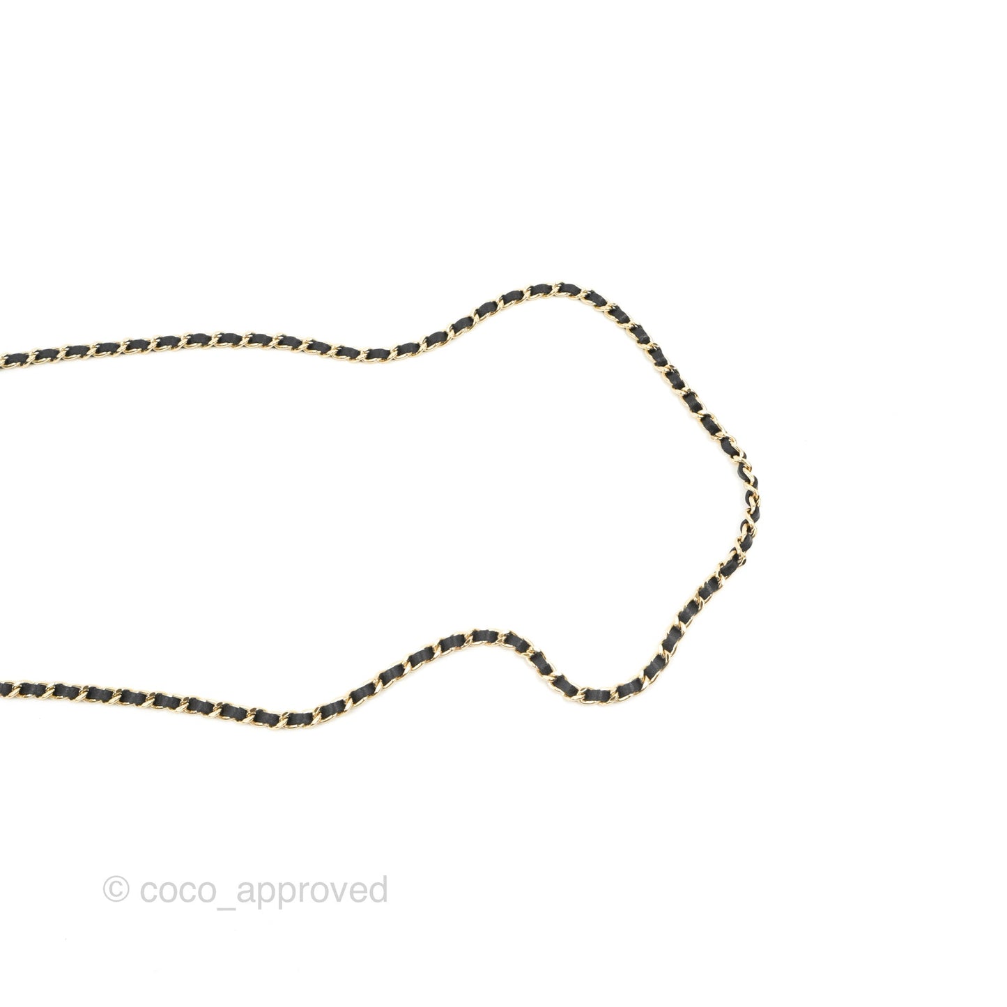 Chanel Vanity Handle With Chain Black Caviar Gold Hardware 22P