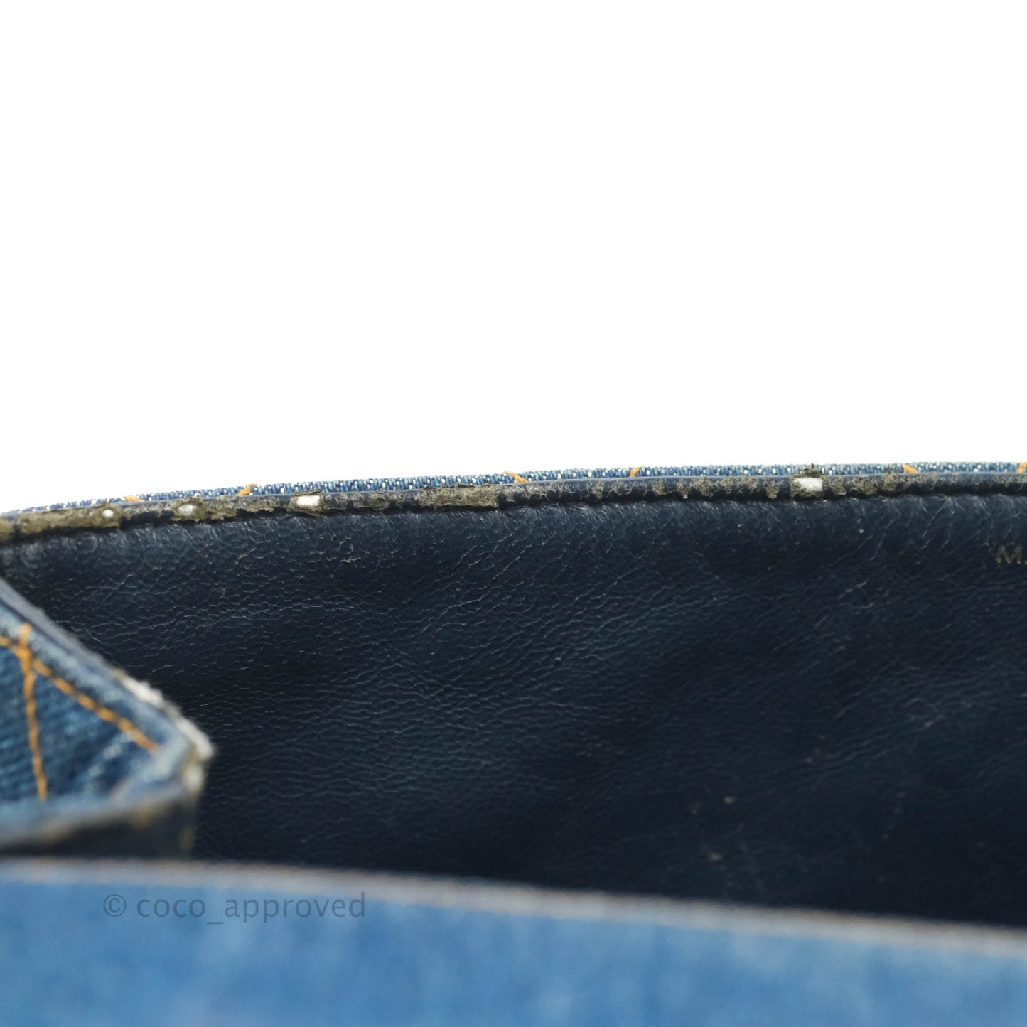 Chanel Vintage Quilted Kelly Bag Denim 24K Gold Hardware