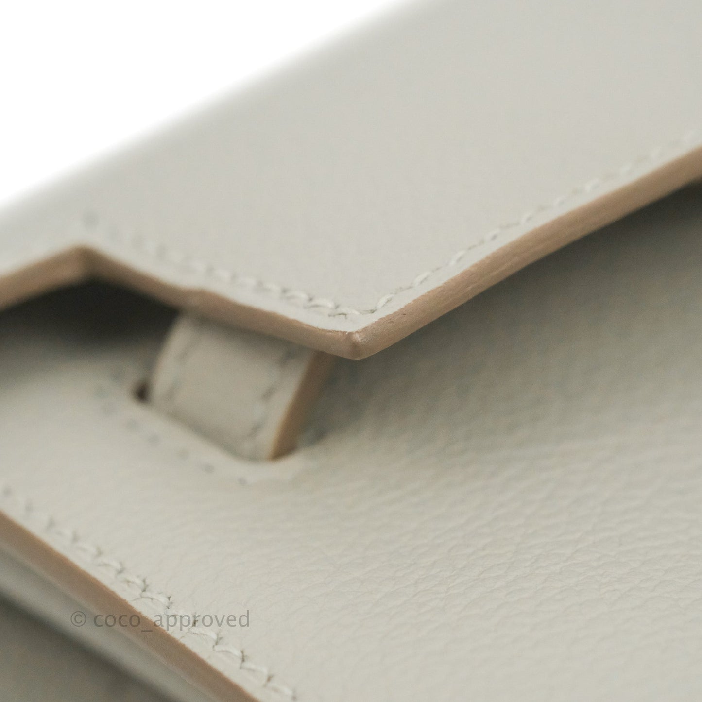 Hermès Kelly Danse II Bag Gris Perle 80 Evercolor Gold Hardware
