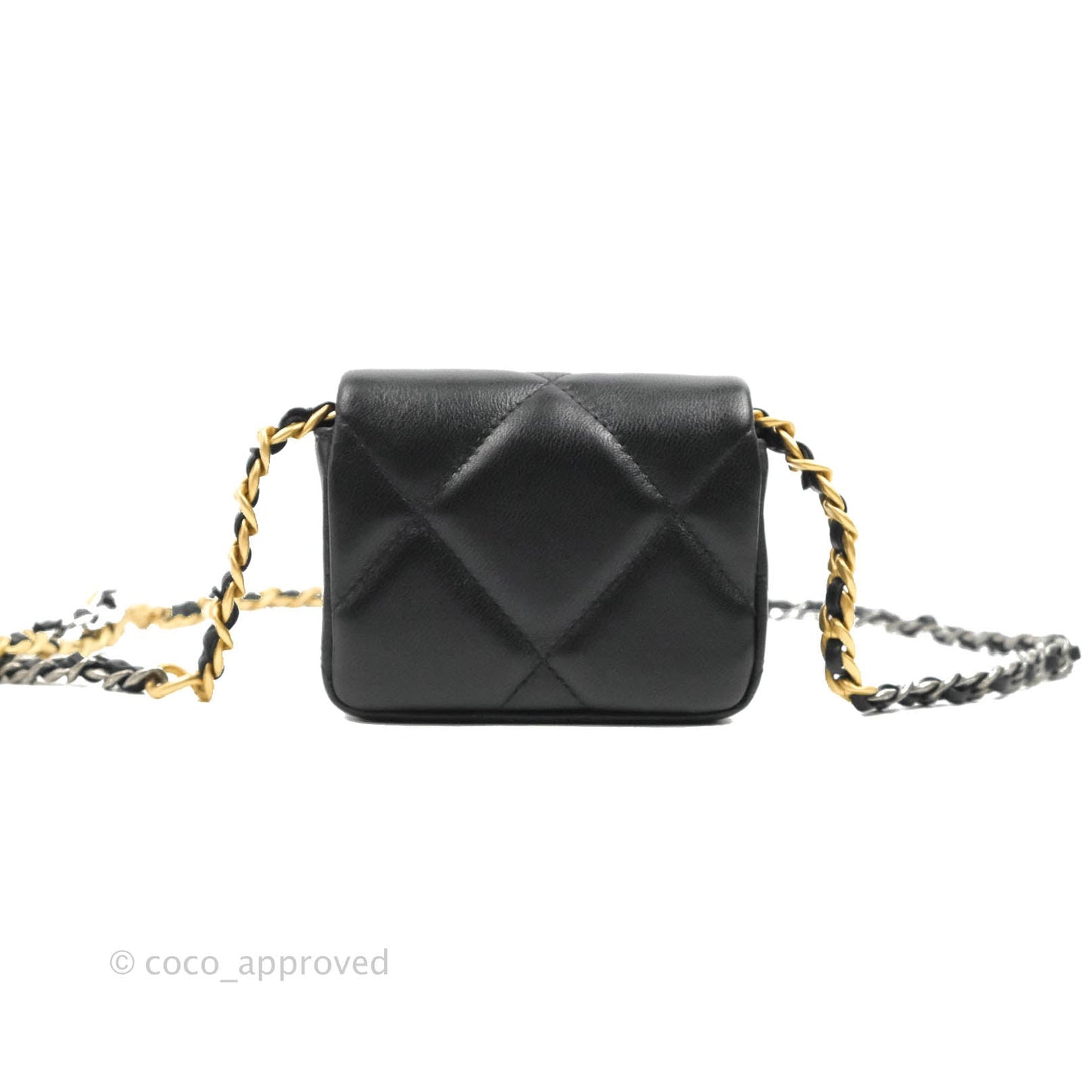 Chanel 19 Belt Bag Black Mixed Hardware