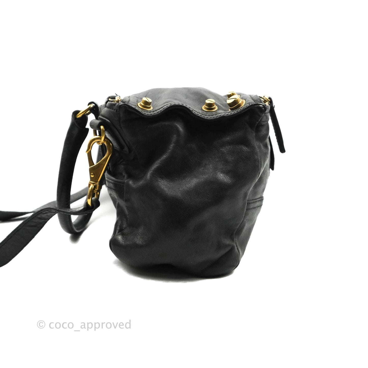 Givenchy Pandora Medium Black Leather Shoulder Bag
