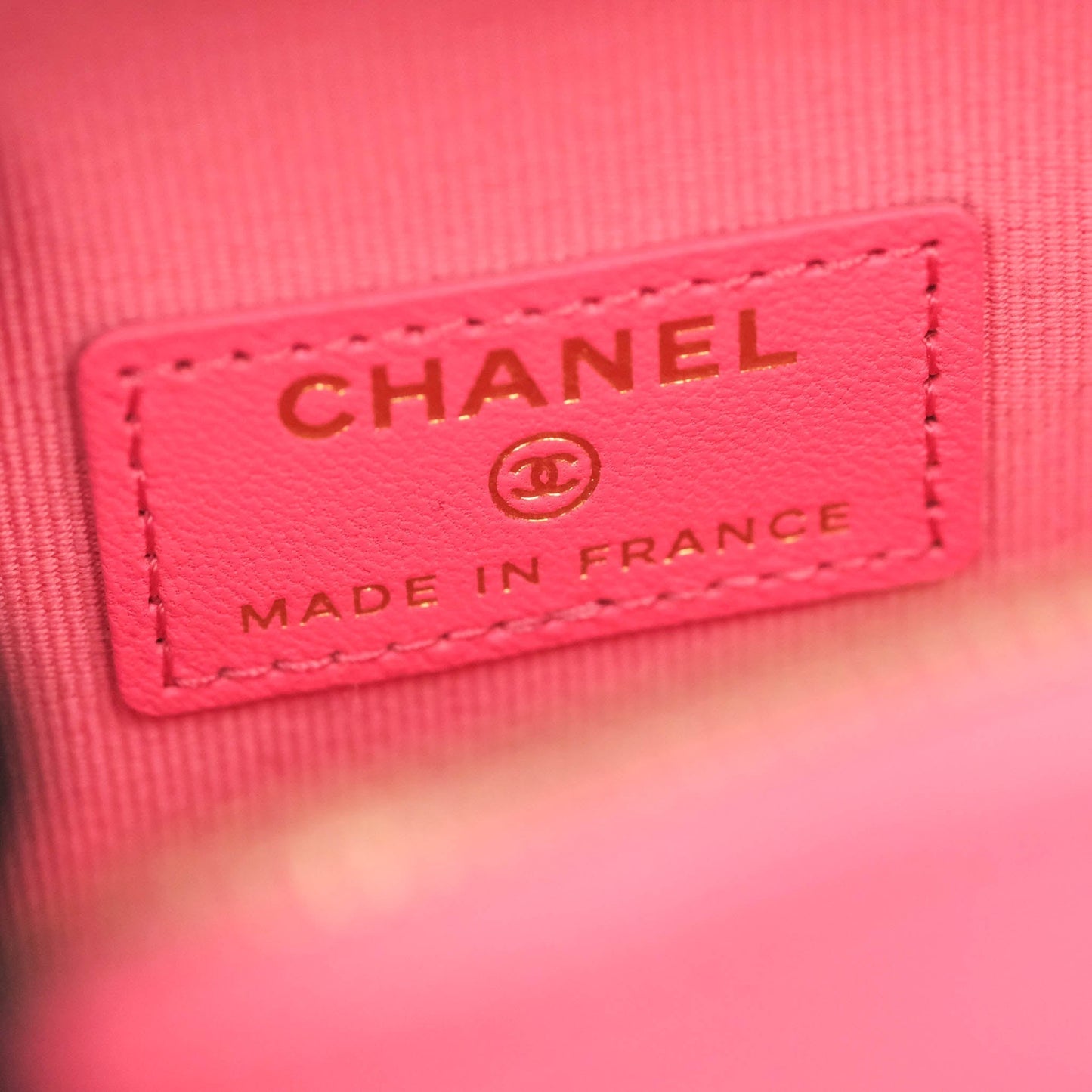 Chanel Small Heart Bag Pink Lambskin Gold Hardware 22S