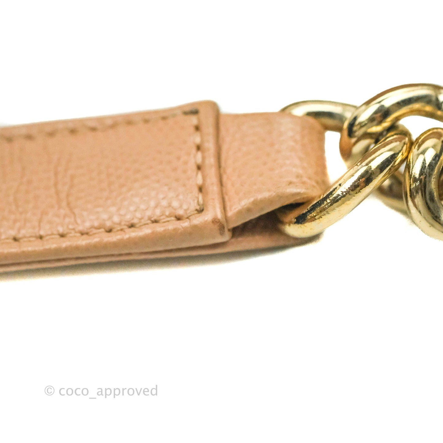 Chanel Small Chevron Boy Dark Beige Caviar Gold Hardware