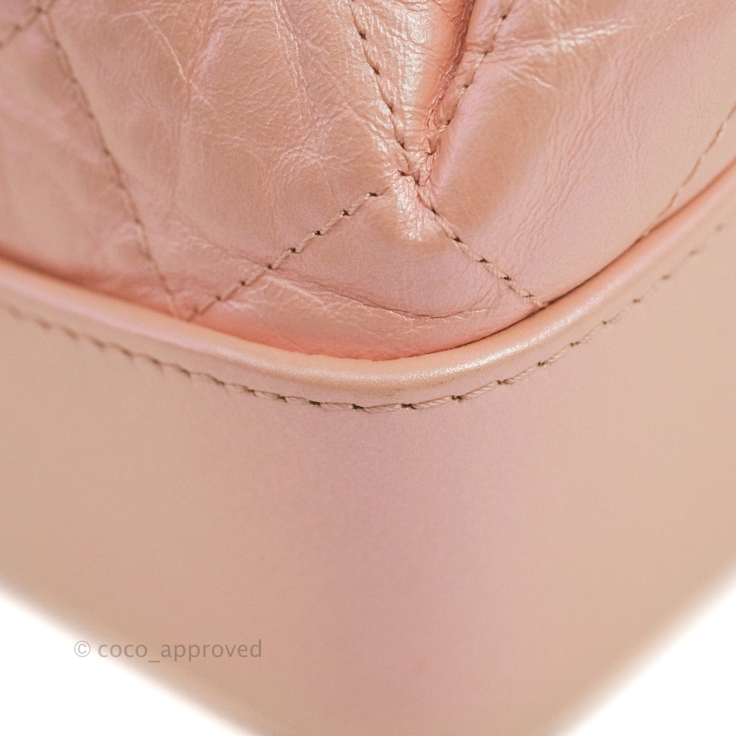 Chanel Small Gabrielle Backpack Iridescent Pink Aged Calfskin