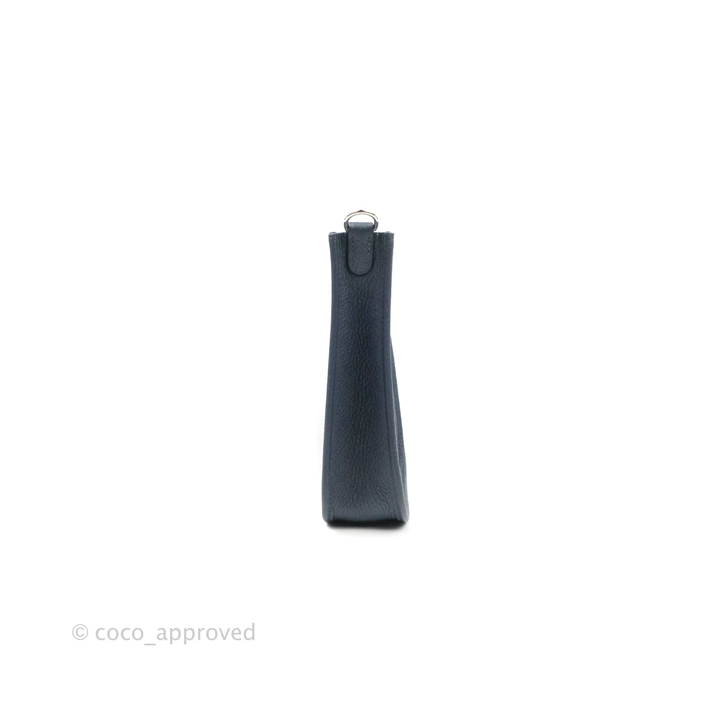 Hermès Mini Evelyne 16 Bleu Nuit Clemence Palladium Hardware
