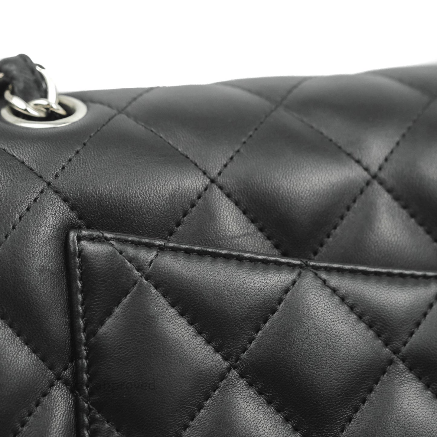 Chanel Jumbo Double Flap Black Lambskin Silver Hardware⁣⁣
