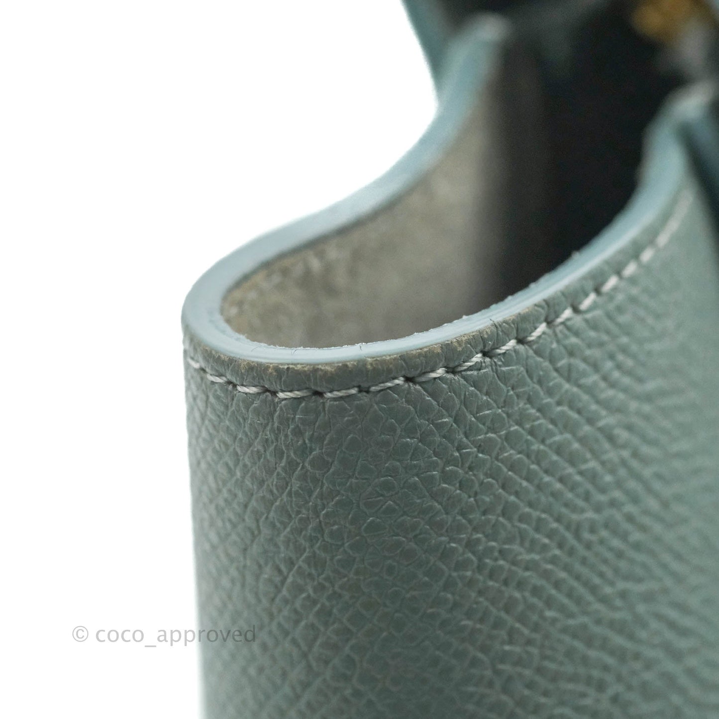 Celine Micro Belt Bag Light Blue Grained Calfskin Gold Hardware