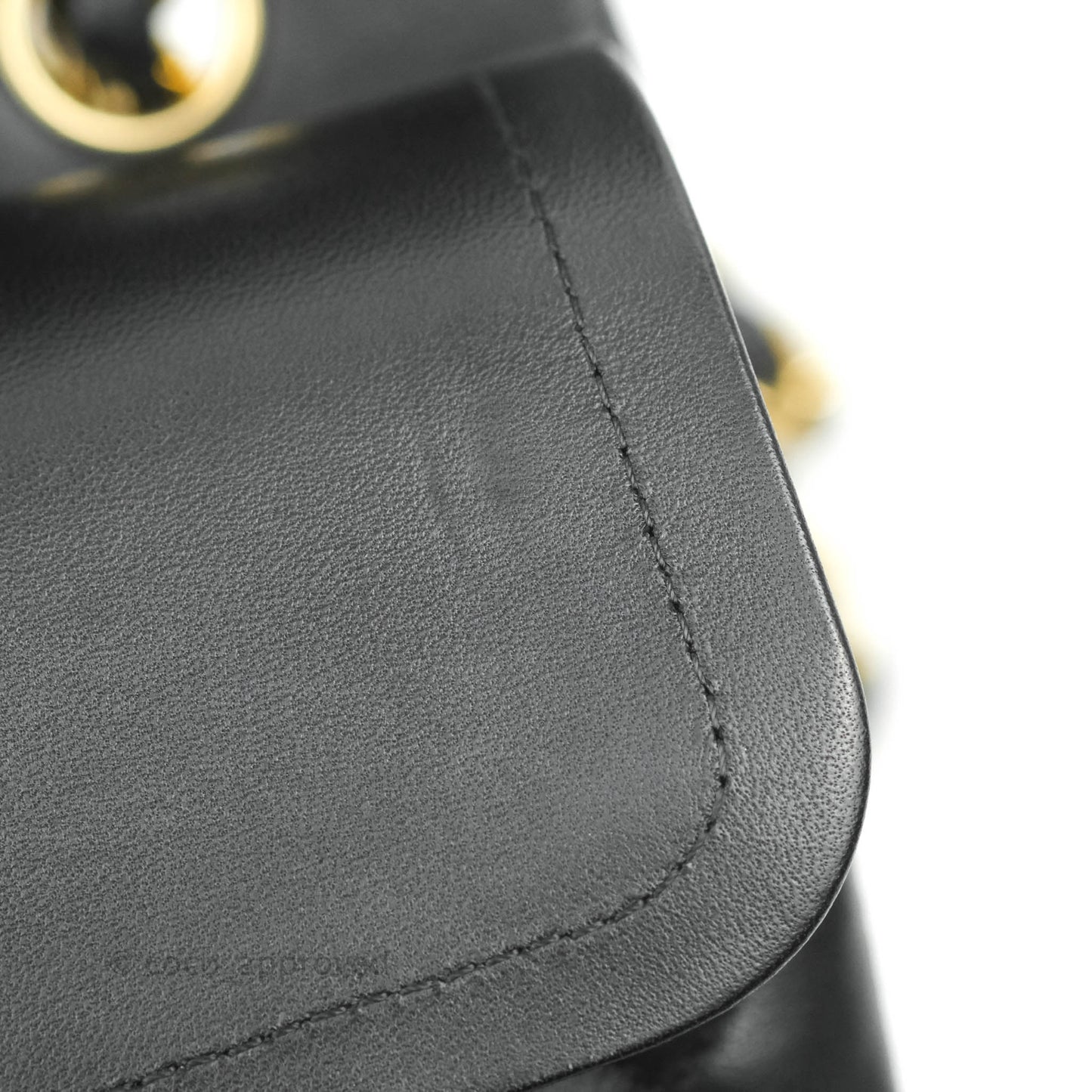 Chanel Classic M/L Flap Bag Black Lambskin Gold Hardware