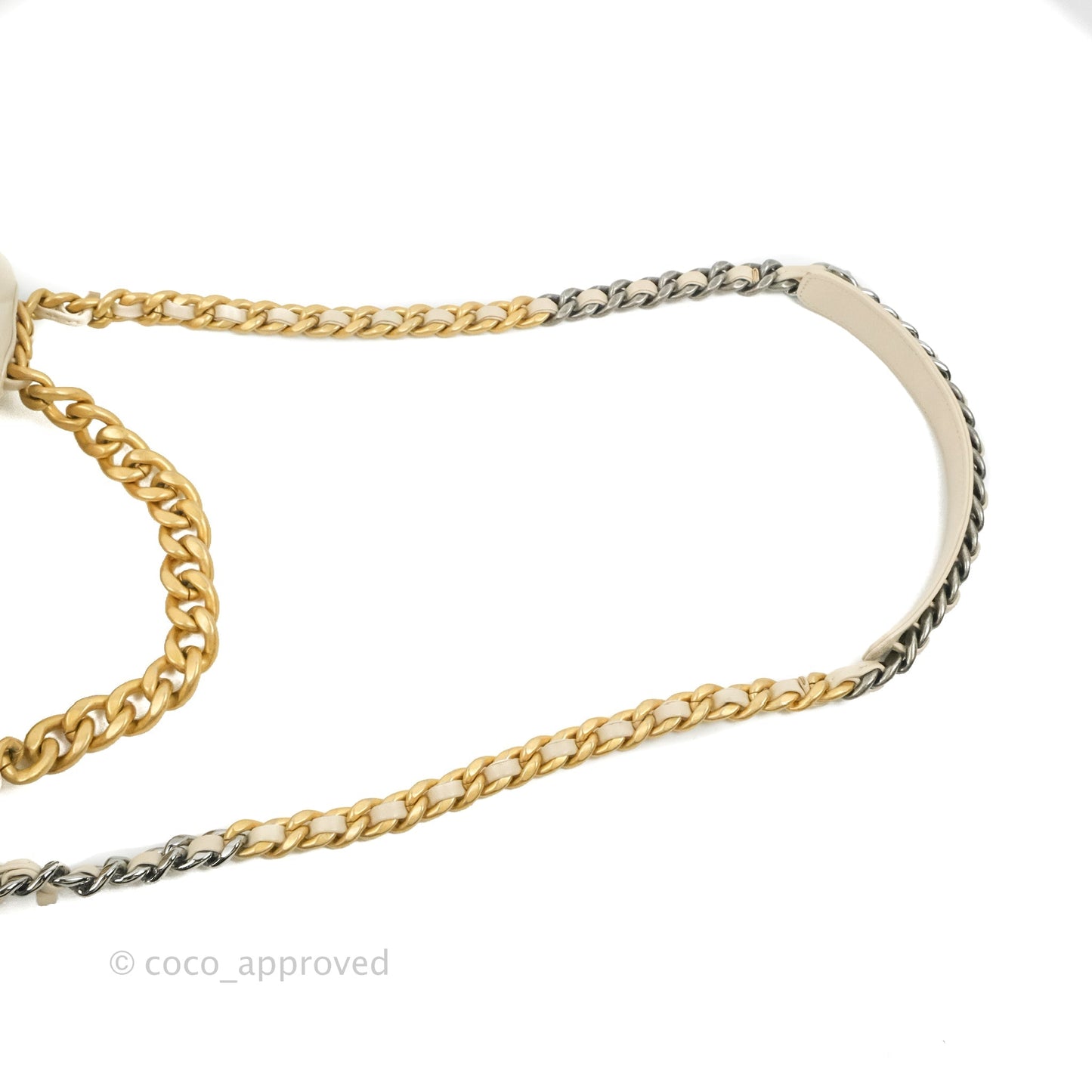 Chanel 19 Medium Ivory Mixed Hardware