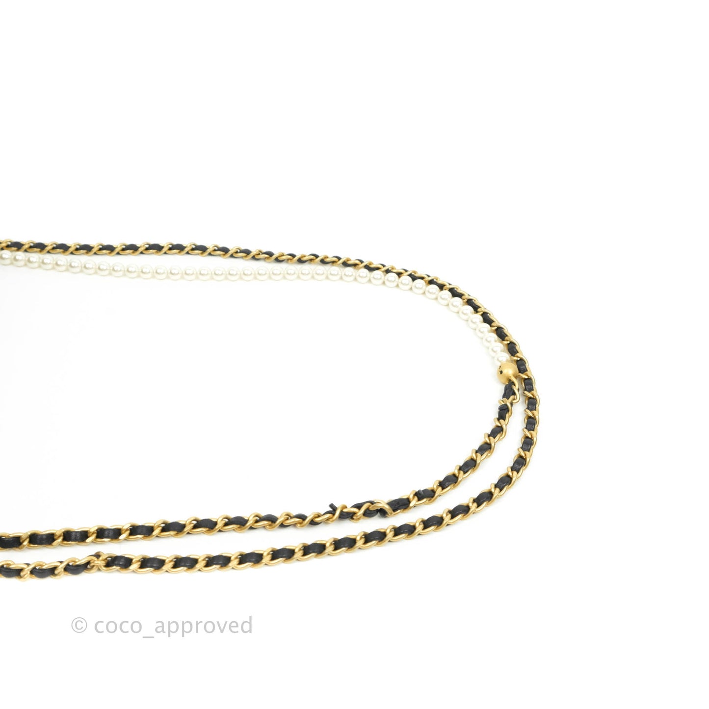Chanel My Perfect Camera Pearl Adjustable Strap Black Lambskin Gold Hardware