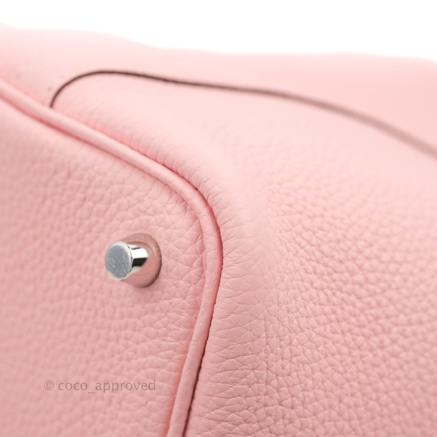 Hermès Picotin Lock 18 Sakura Pink Clemence Silver Hardware