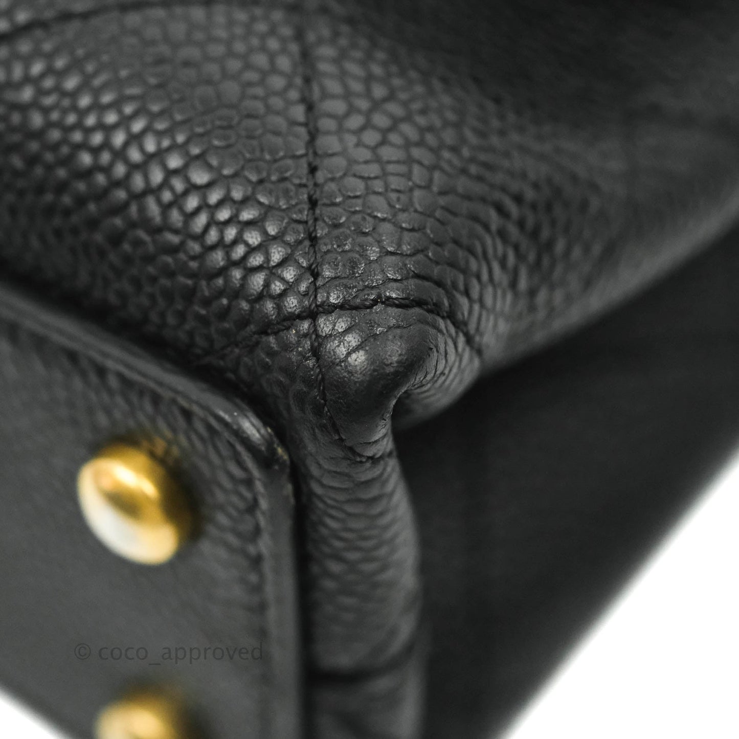 Chanel Chic Affinity Small Grained Calfskin Black Aged Gold Hardware