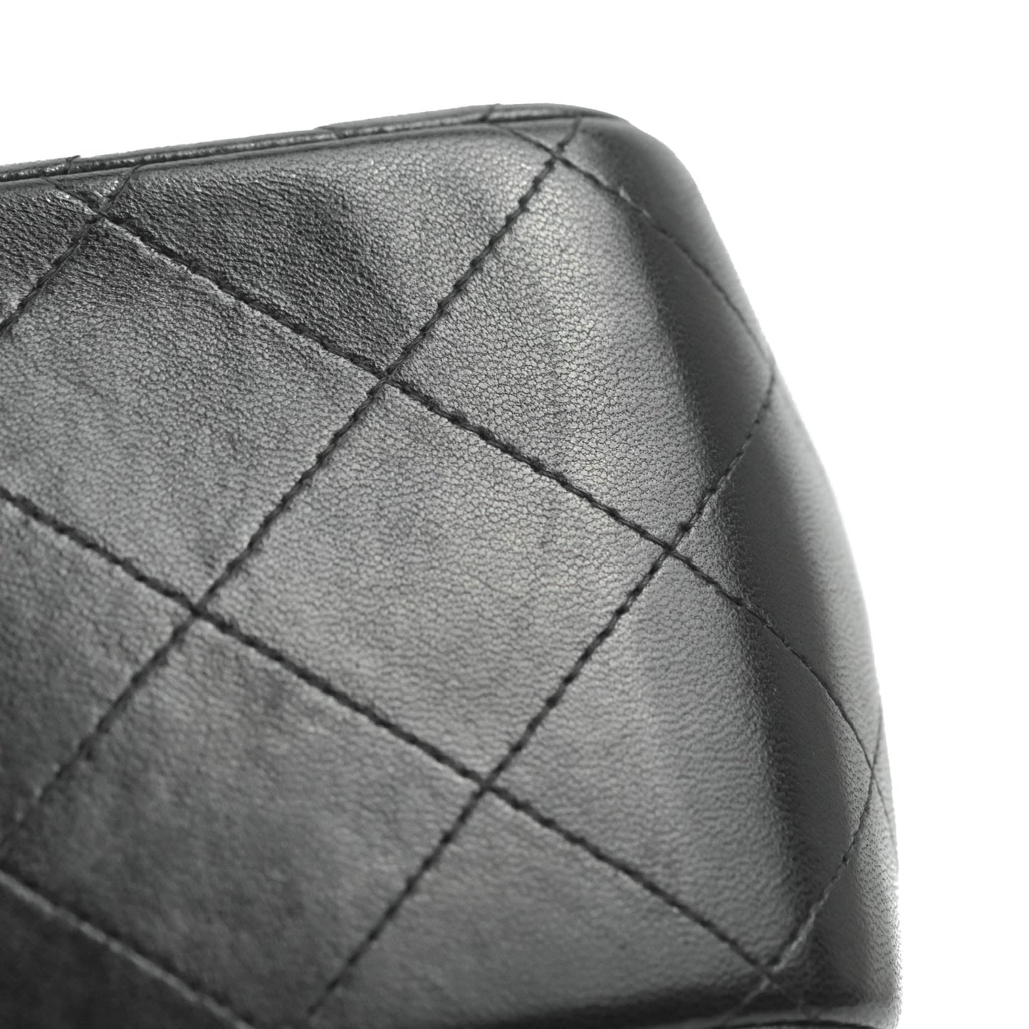 Chanel Jumbo Double Flap Black Lambskin Gold Hardware