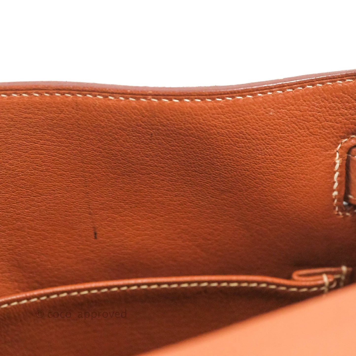 Hermès Kelly 32 Retourne Gold Clemence Gold Hardware