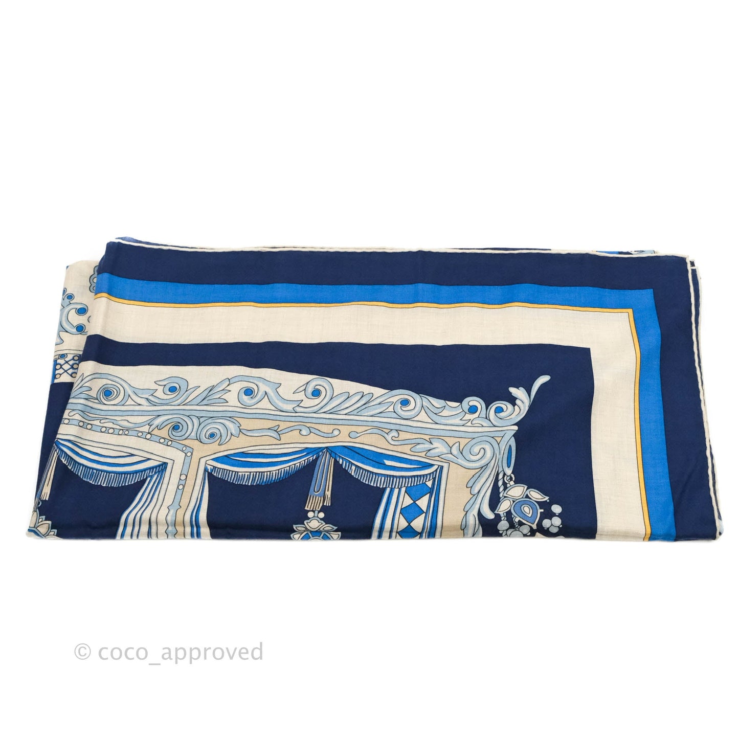Hermès Cashmere/Silk Coupe de Gala Shawl 140