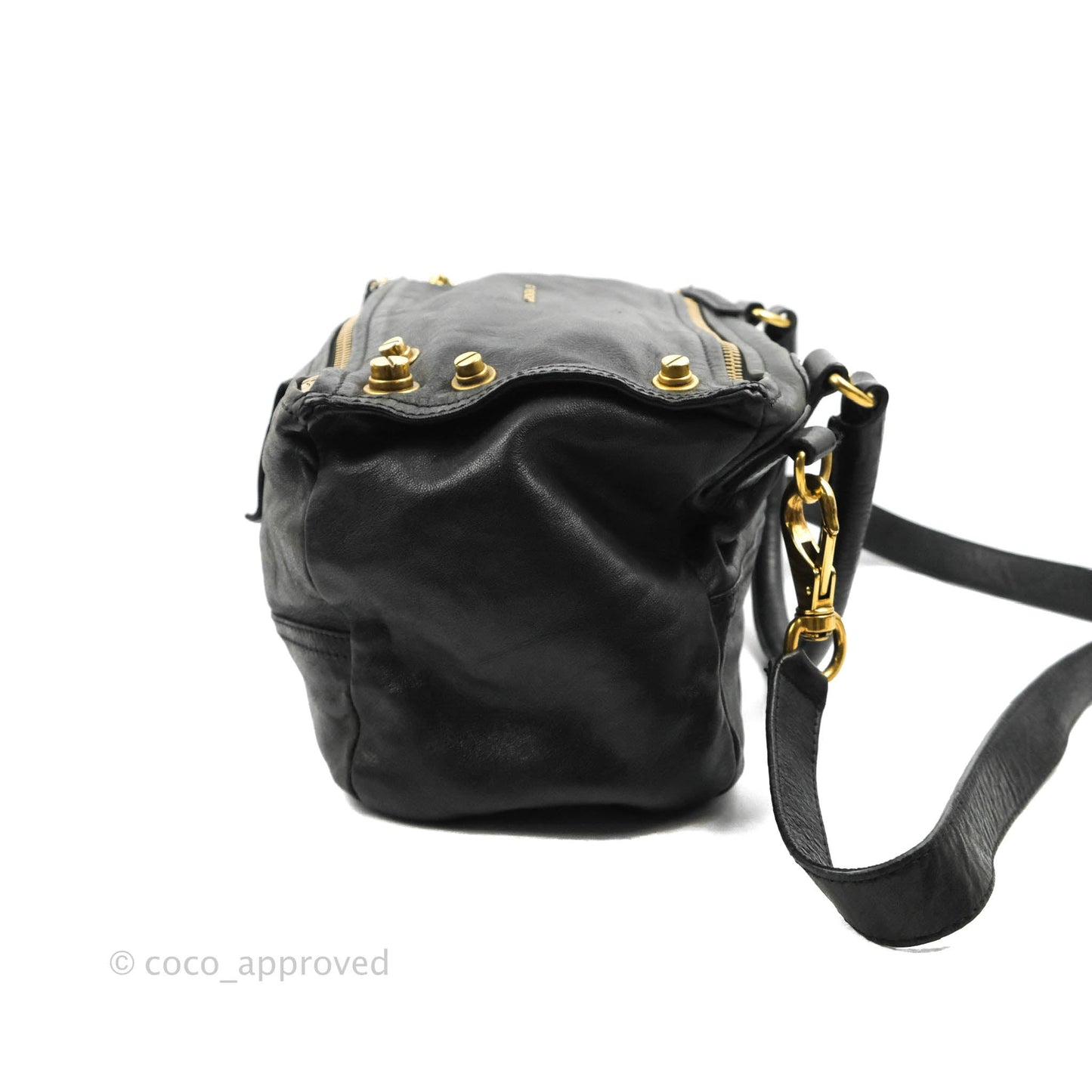 Givenchy Pandora Medium Black Leather Shoulder Bag
