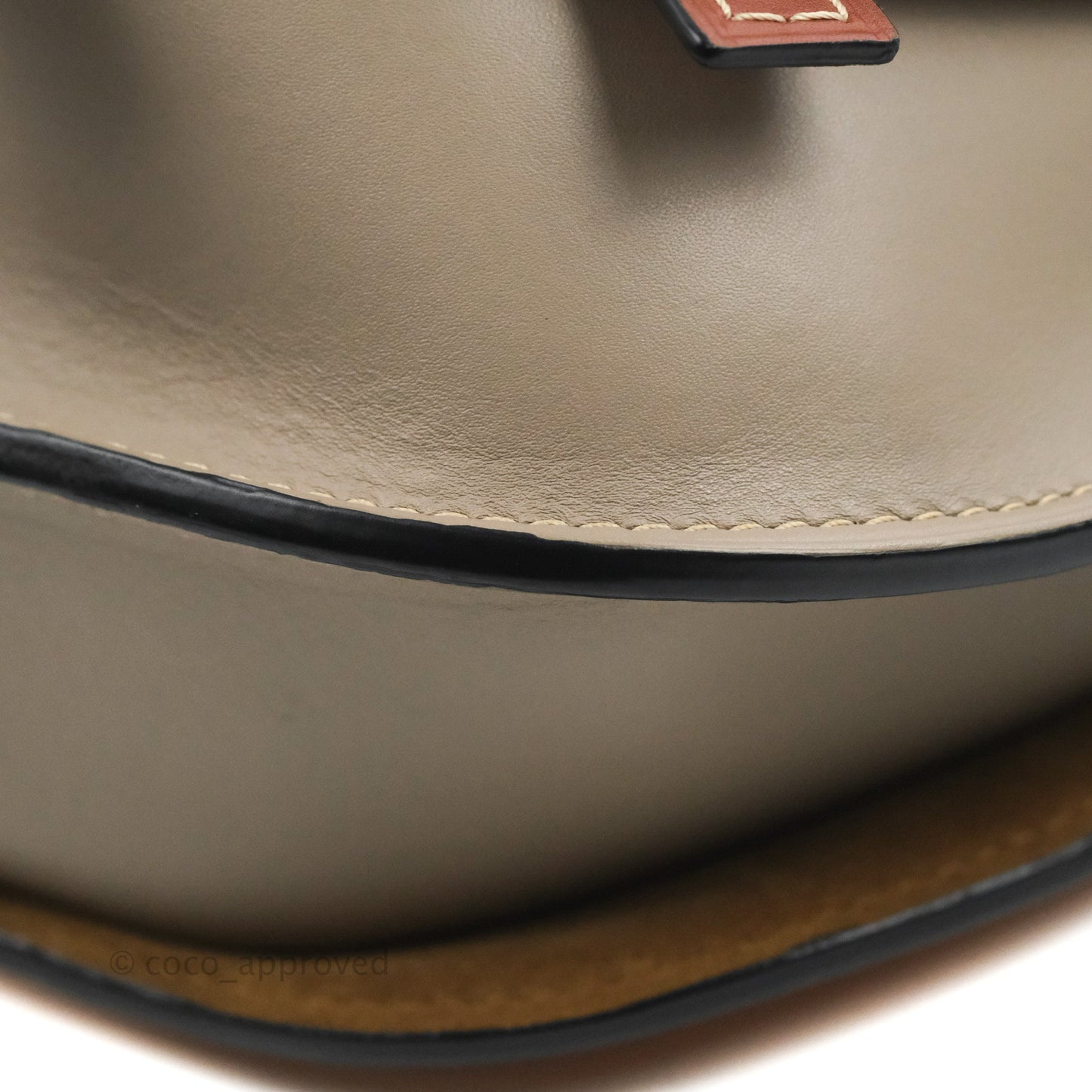Loewe Small Gate Bag Smooth Calfskin Amber/Light Grey/Rust