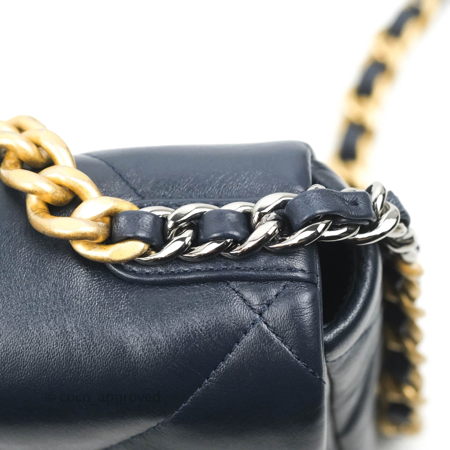 Chanel 19 Small Navy Mixed Hardware