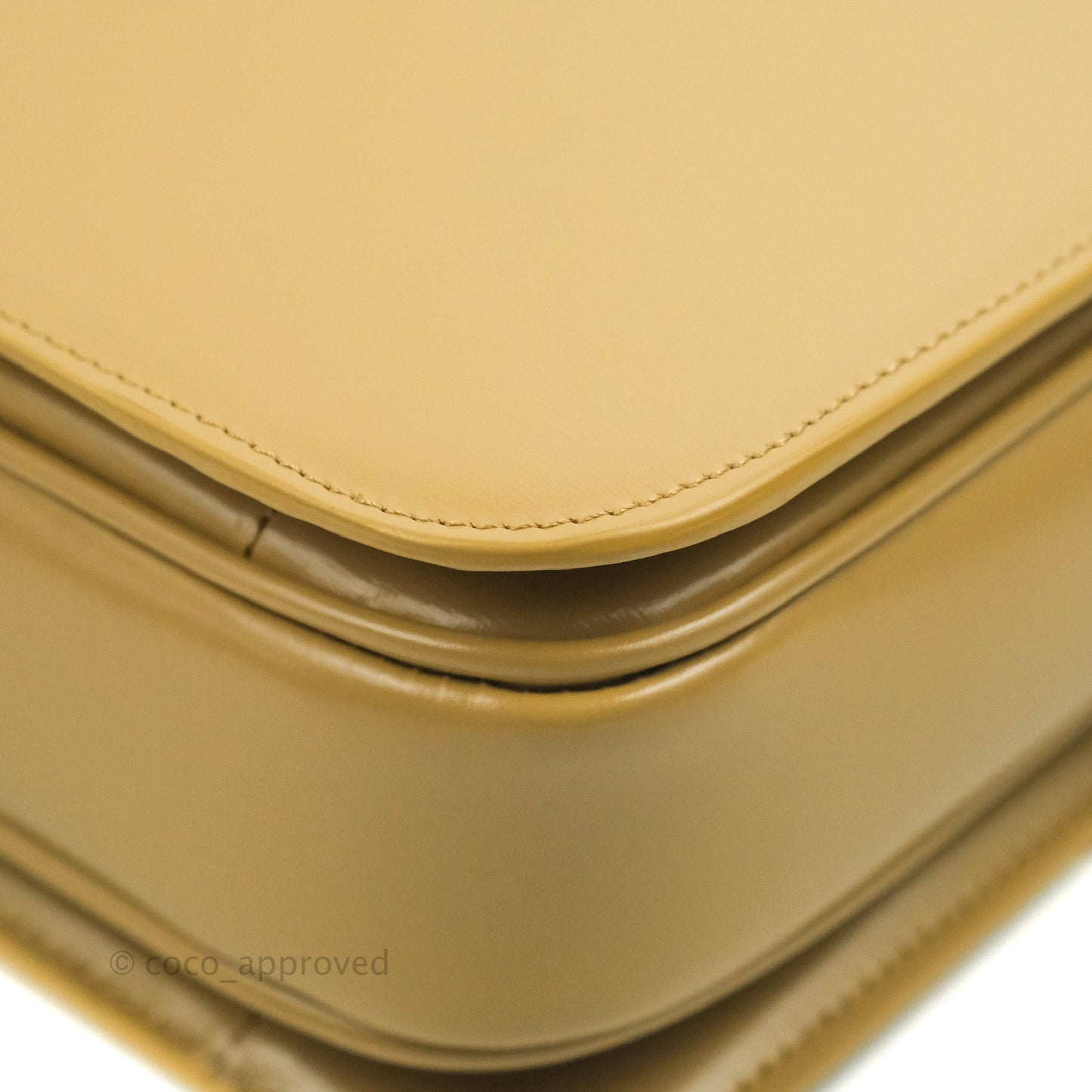 Celine Medium Triomphe Bag Olive Shiny Calfskin