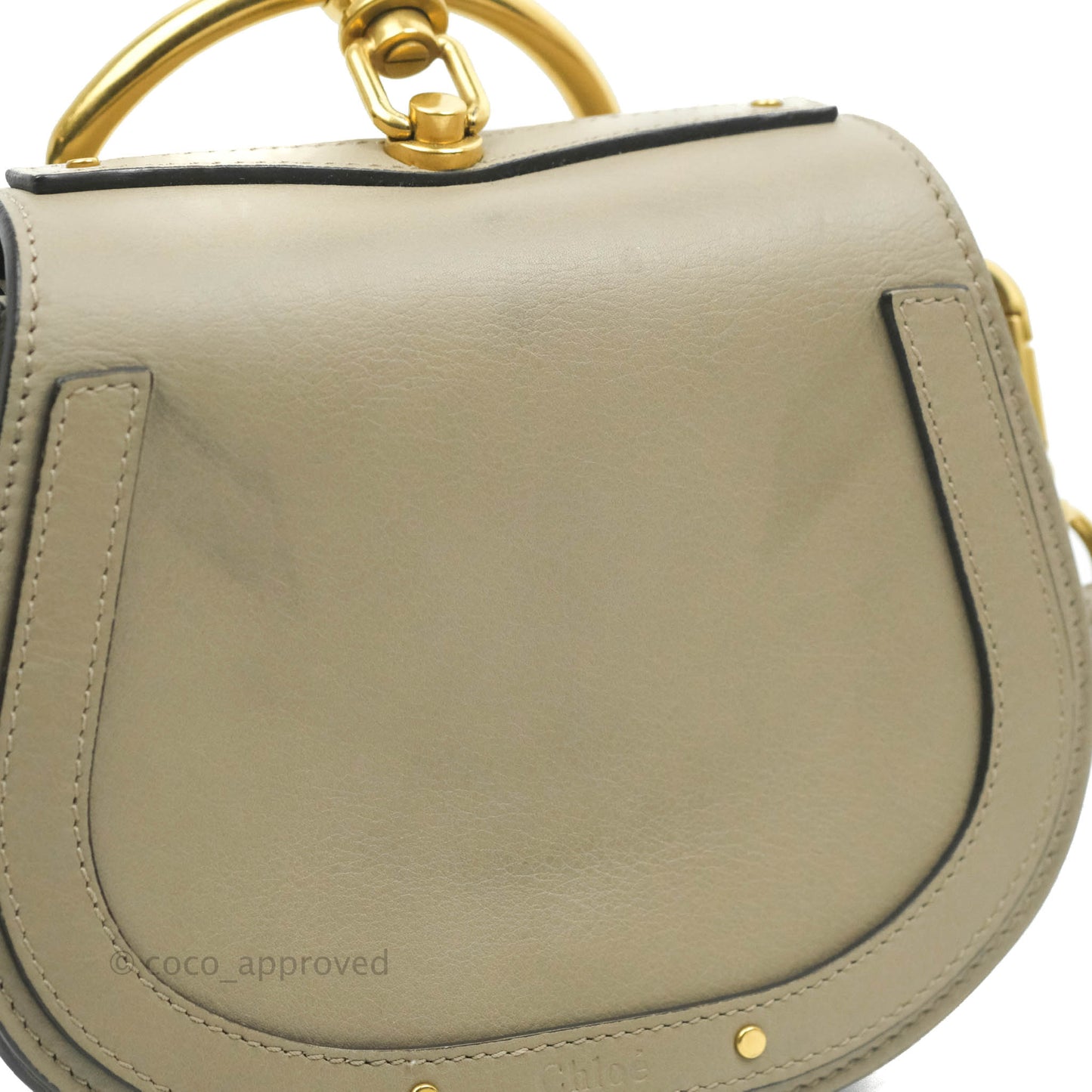 Chloé Nile Crossbody Bag Motty Grey Calfskin
