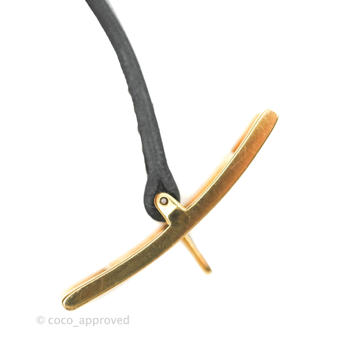 Hermès Veau Behapi Single Tour Bracelet Black Fauve