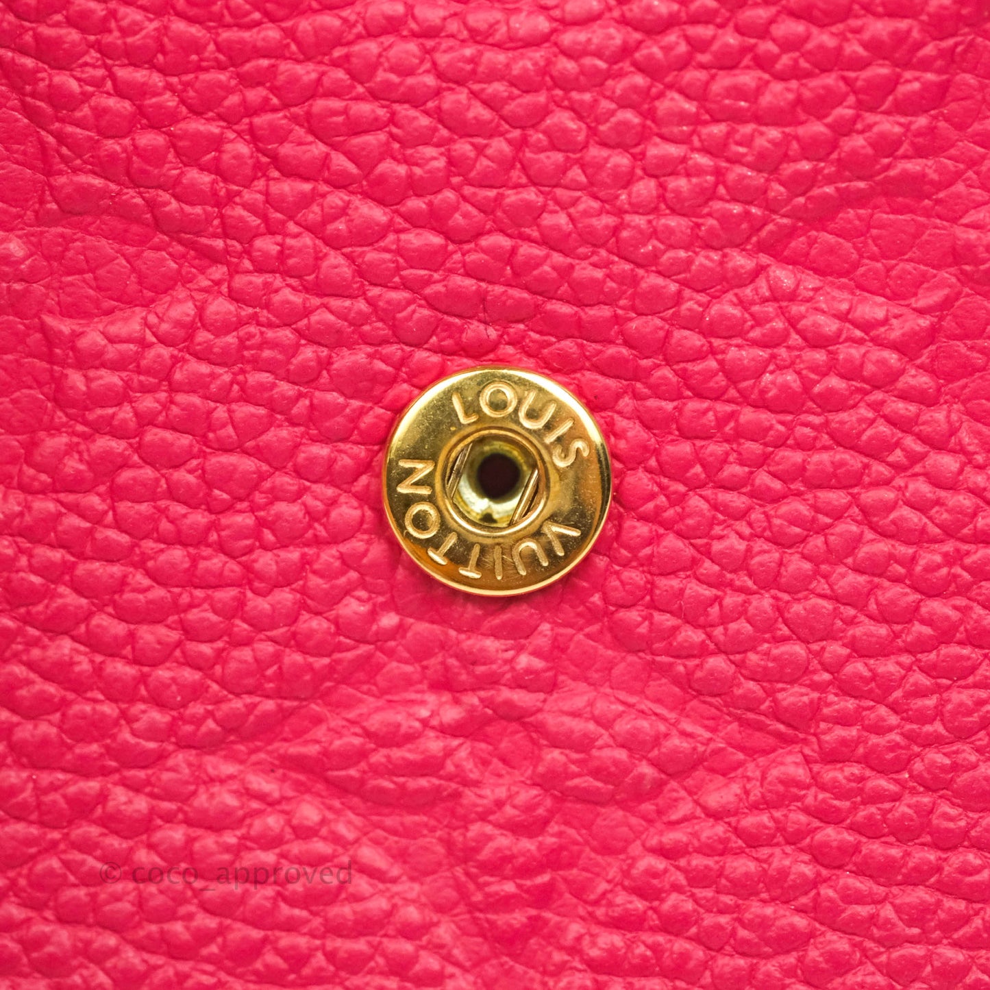 Louis Vuitton Victorine Wallet Freesia Monogram Empreinte