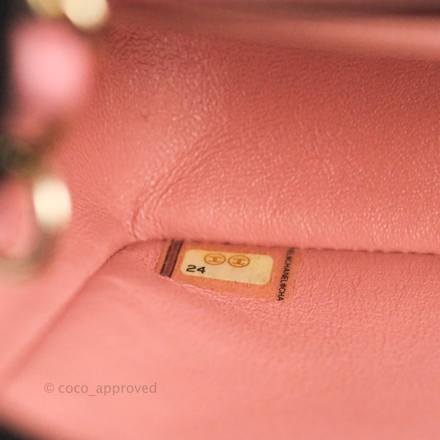 Chanel Quilted Mini Rectangular Flap Pink Lambskin Gold Hardware