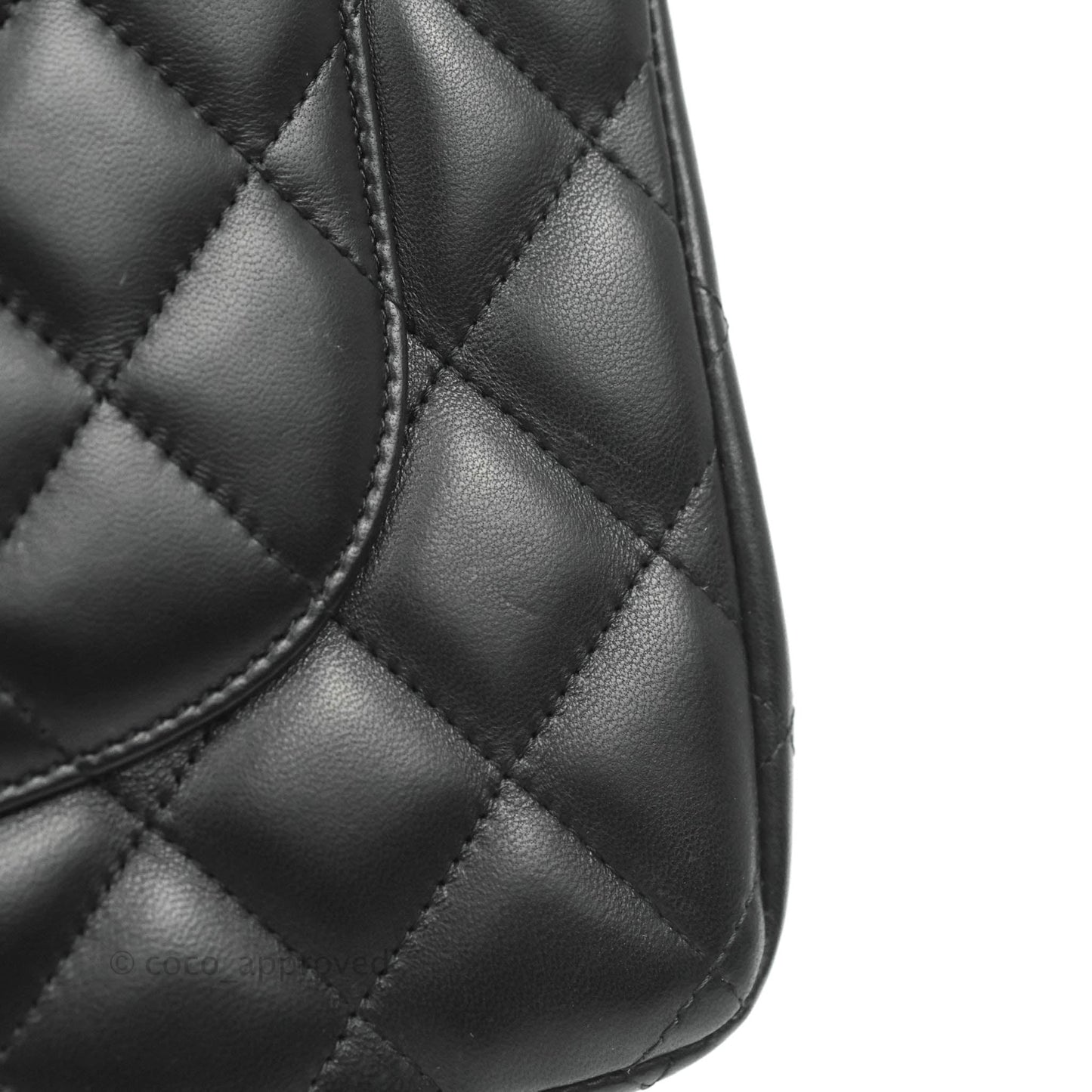 Chanel Jumbo Double Flap Black Lambskin Silver Hardware⁣⁣