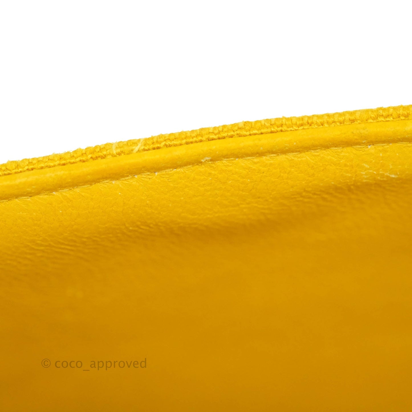Chanel Vintage Small Classic Diana Flap Bag Yellow Linen Fabric 24K Gold Hardware