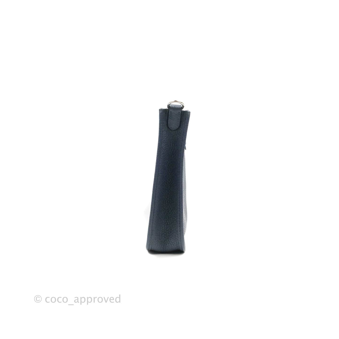 Hermès Mini Evelyne 16 Bleu Nuit Clemence Palladium Hardware