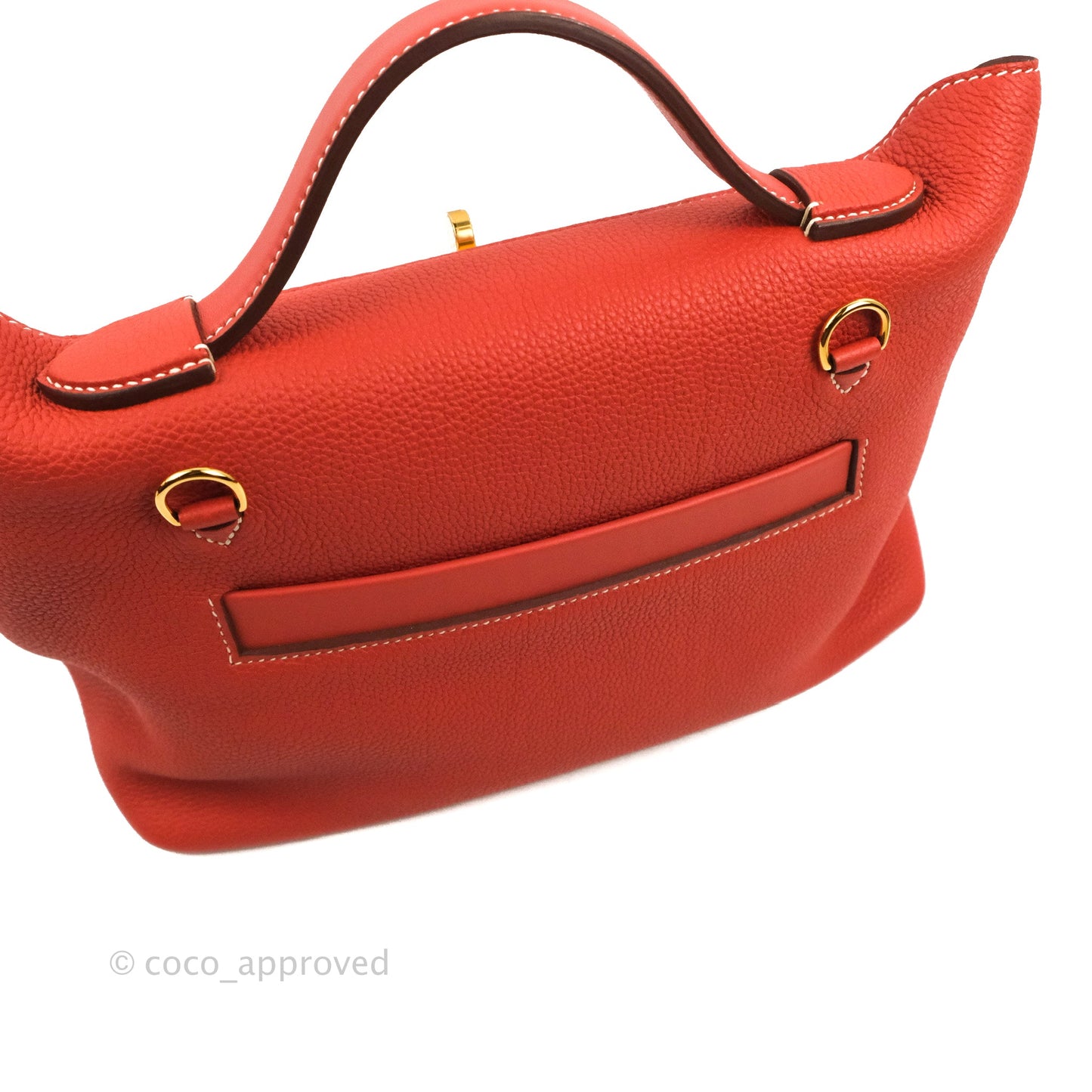 Hermès 24/24 29 Sanguine Togo Gold Hardware