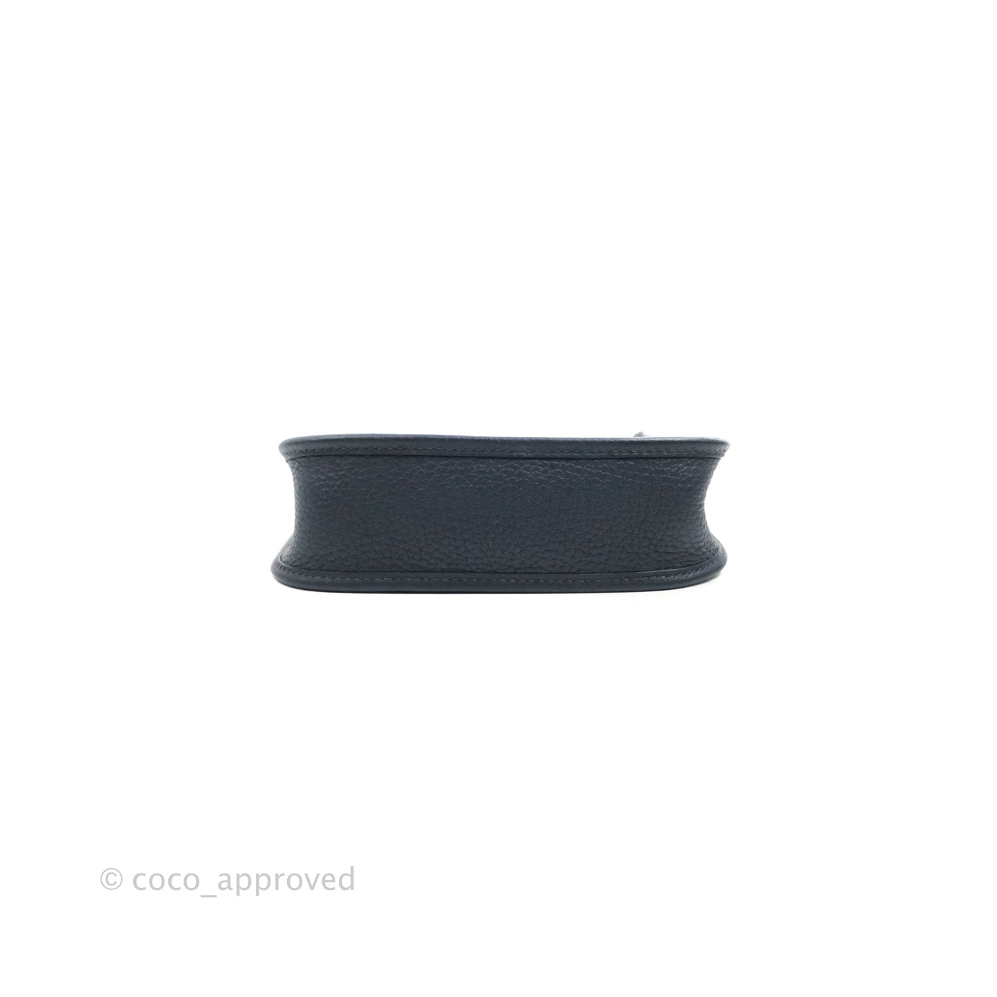 Hermès Mini Evelyne 16 Bleu Nuit Clemence Palladium Hardware