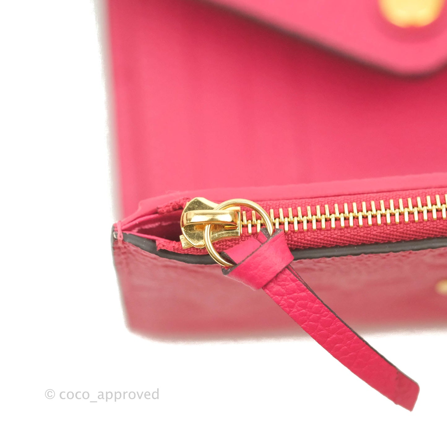 Louis Vuitton Victorine Wallet Freesia Monogram Empreinte