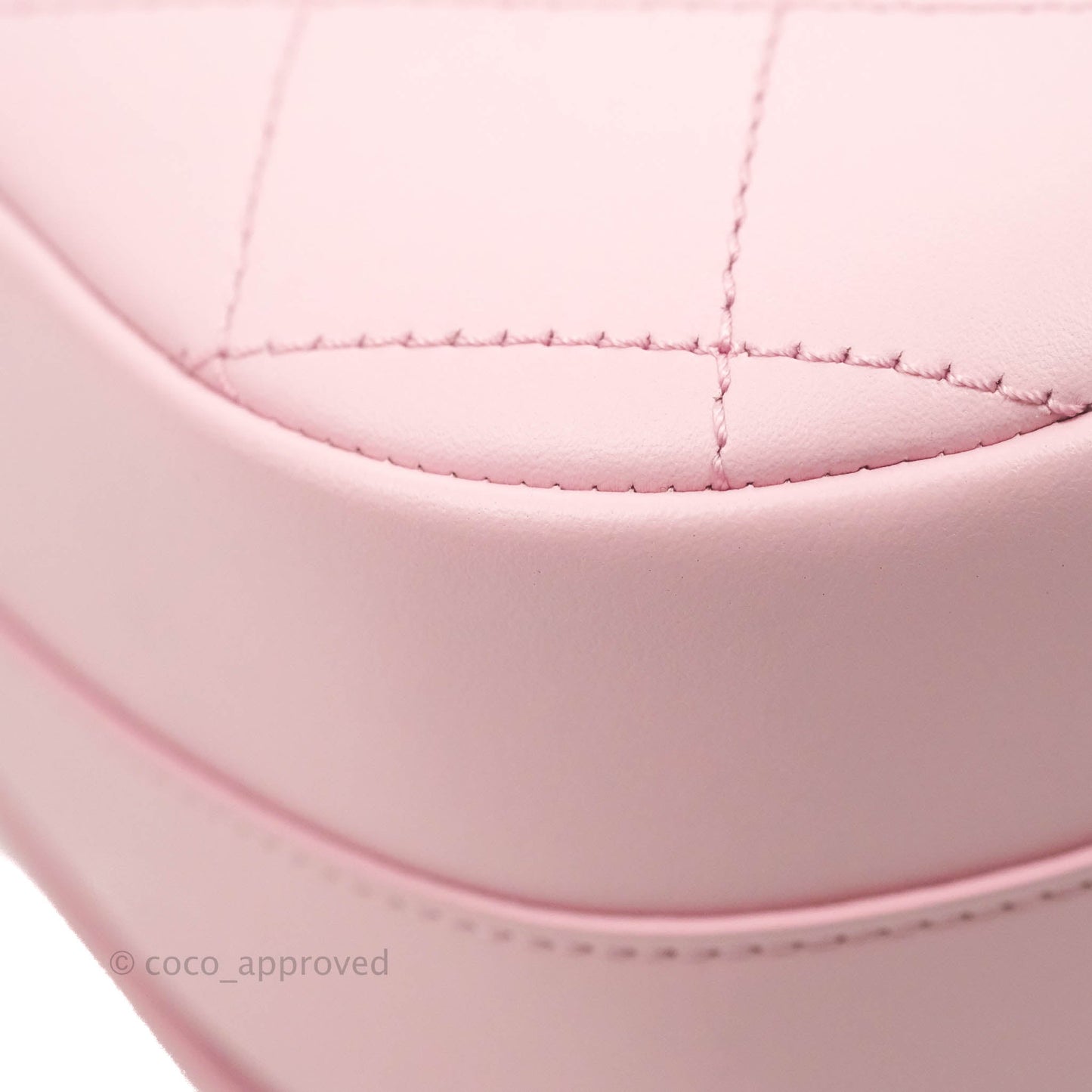Chanel Stitched Ring My Bag Flap Crossbody Pink Calfskin